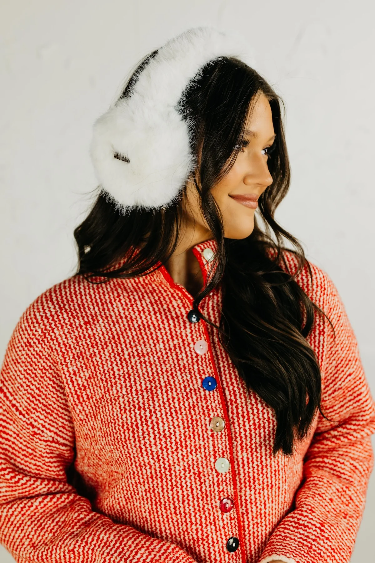 C.C Solid Long Fur Winter Ear Muff Ear Warmer - Image 2