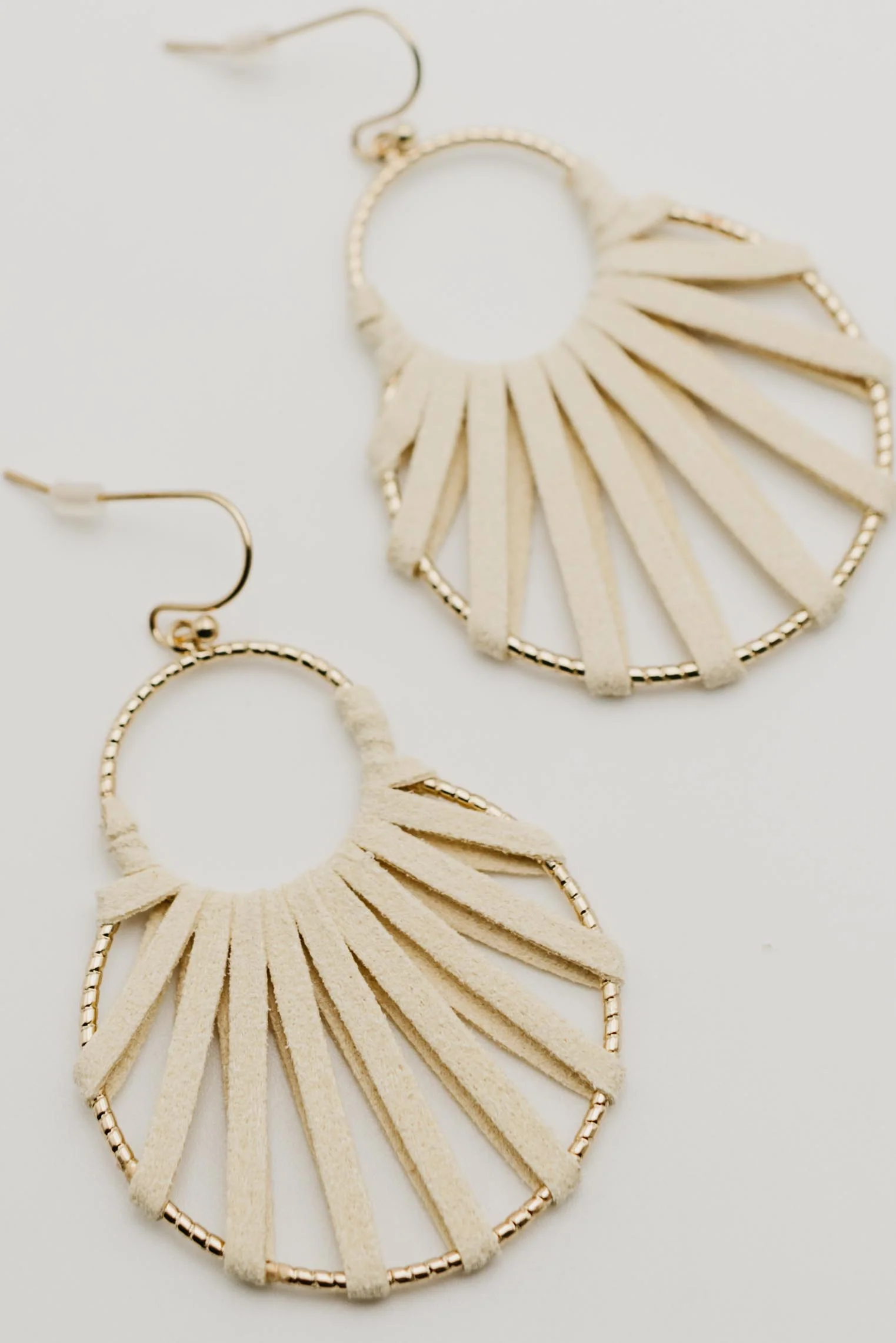 The Carson Textured Hoop Earring