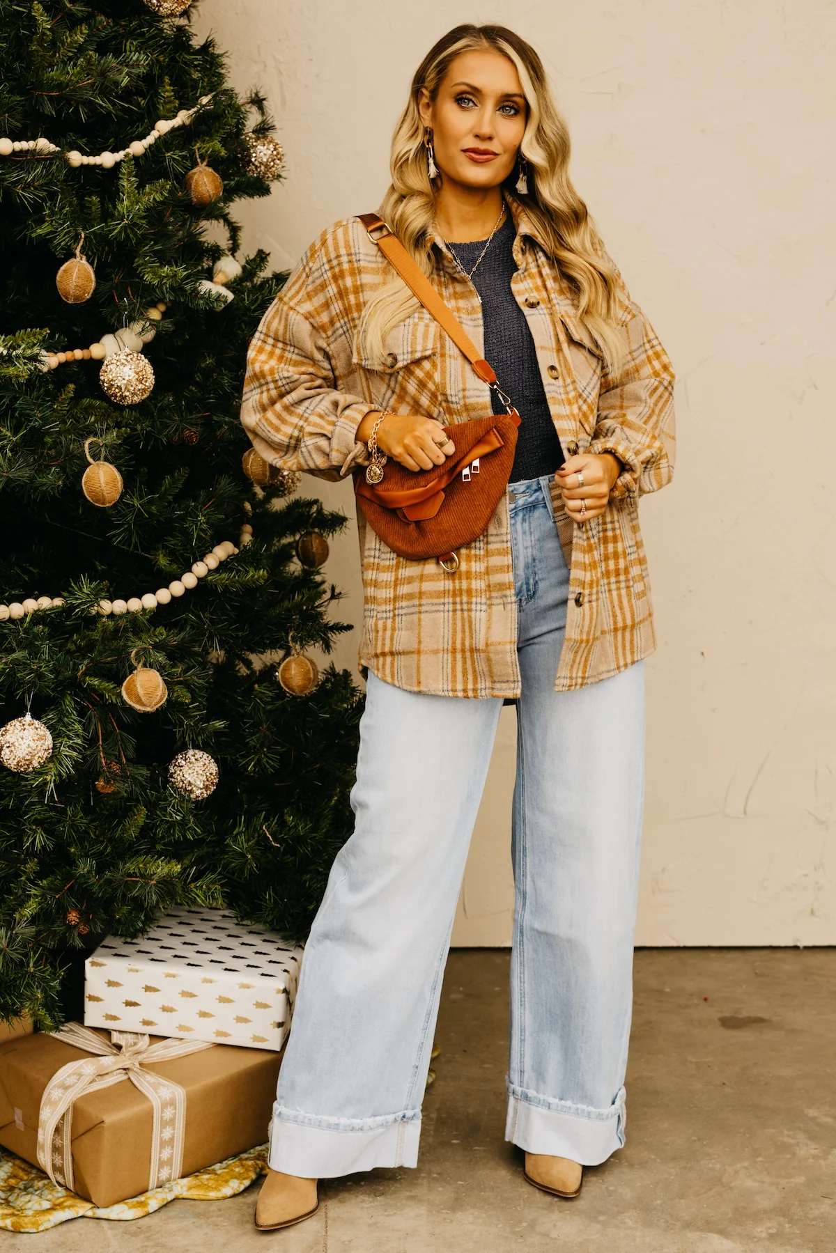 The Destiny Plaid Button Down Shacket - Image 2