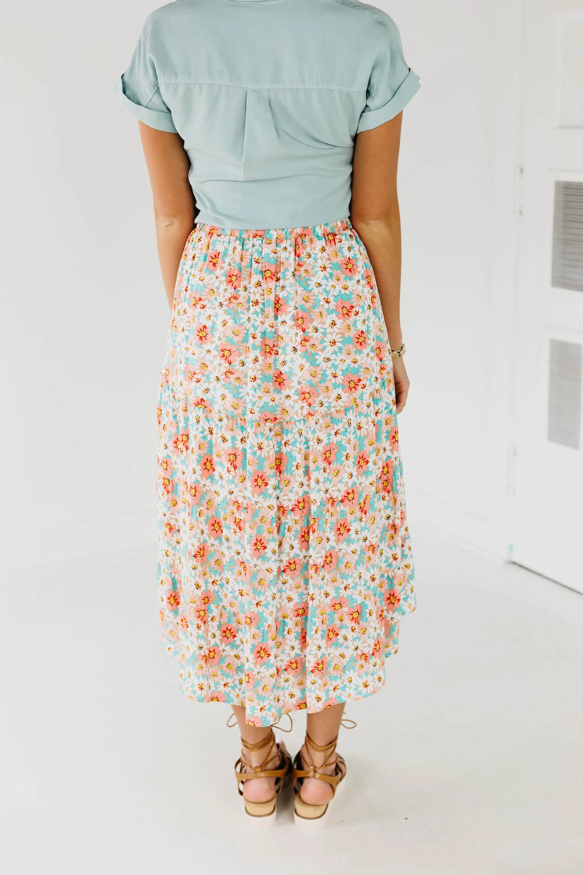 The Gannon Floral Midi Skirt - Image 9