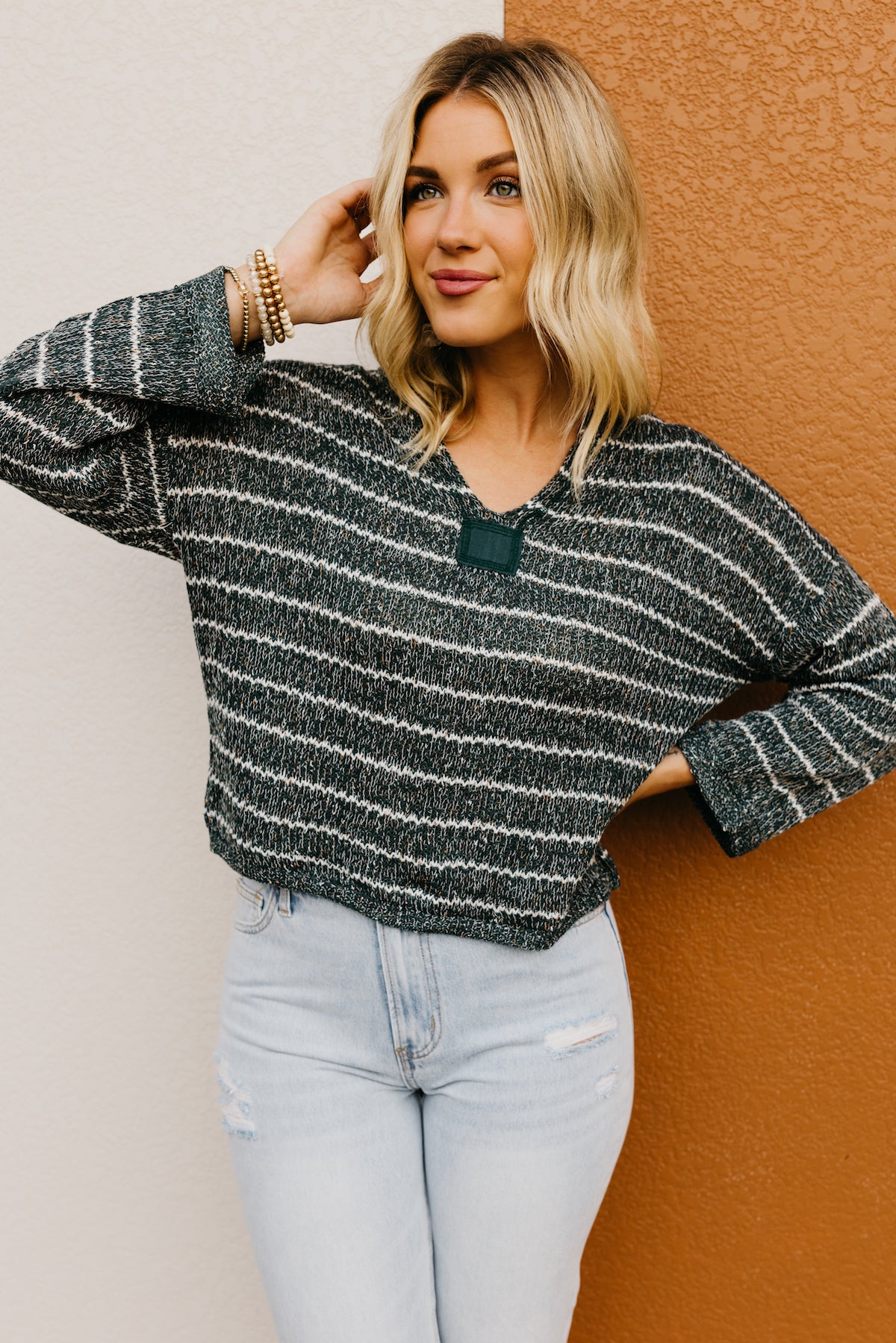 The Johanna Drop Shoulder Raglan Sweater - FINAL SALE - Image 8