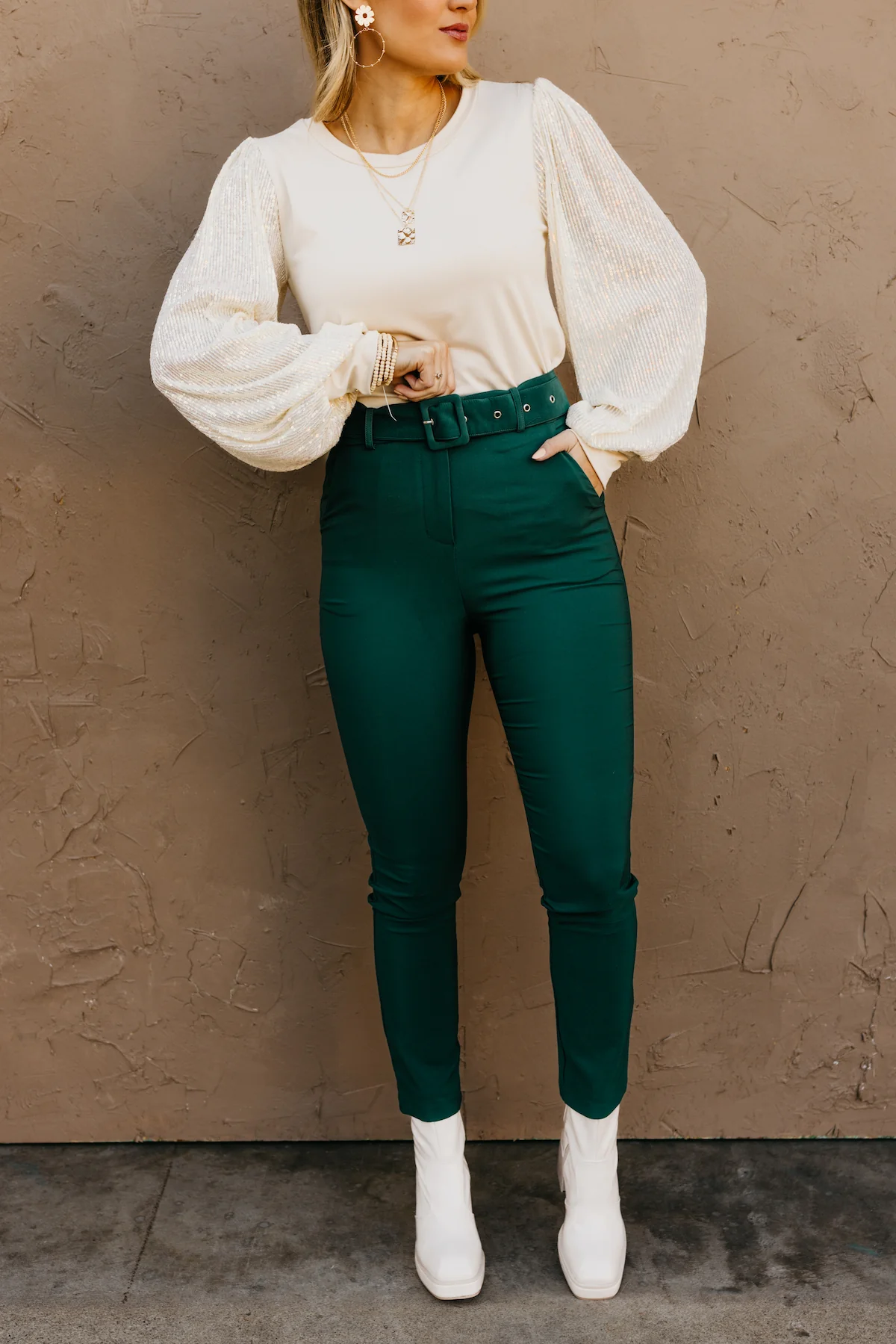 The King Belted Trouser Pants by - FINAL SALE - Image 3