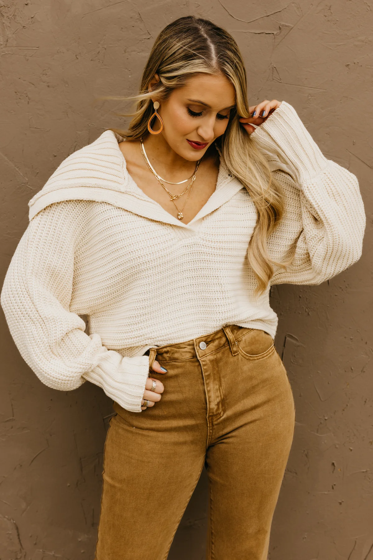 The Mila Ribbed Cropped Sweater - FINAL SALE - Image 8