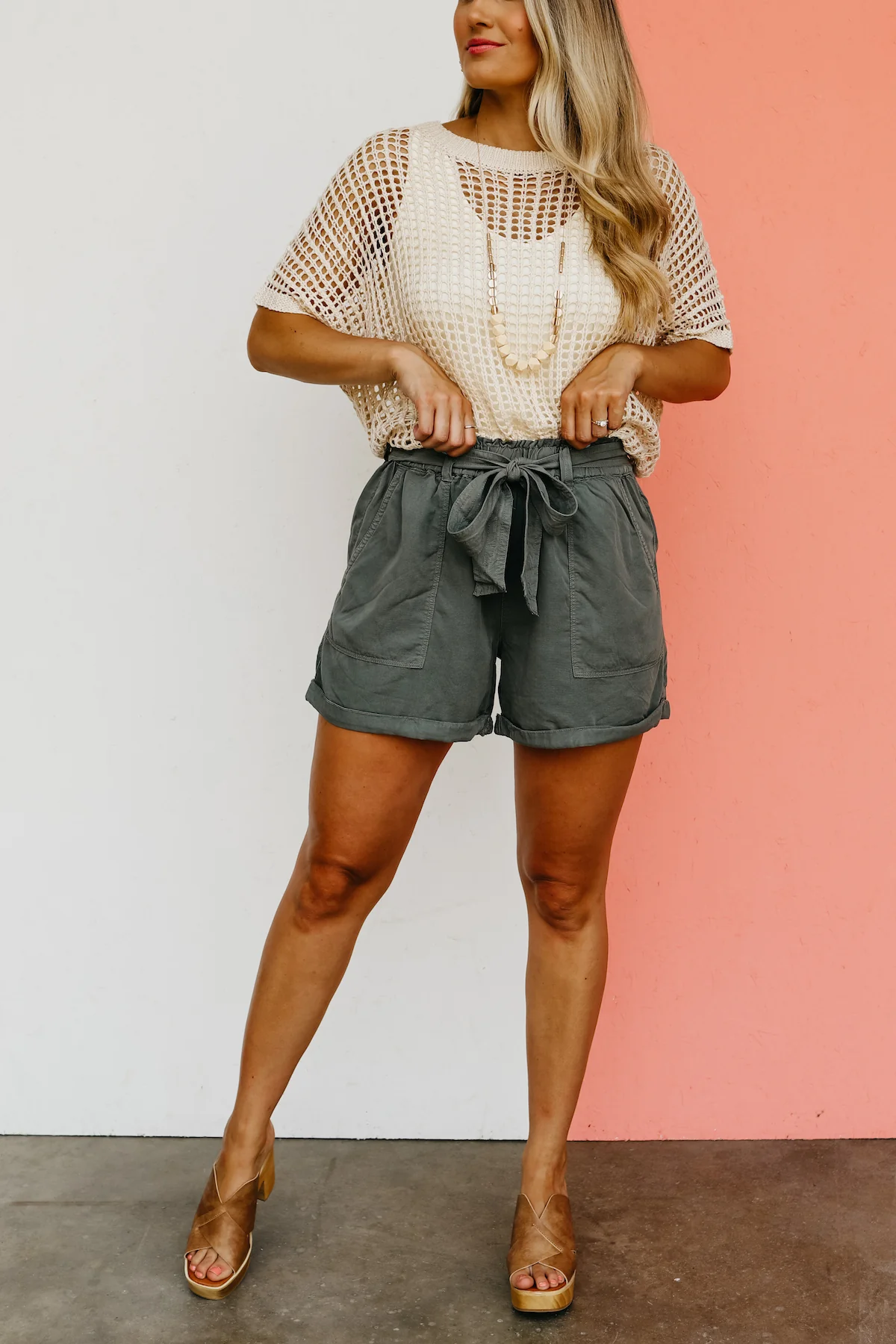 The Wishlist Zahra Paperbag Waist Shorts - FINAL SALE - Image 3