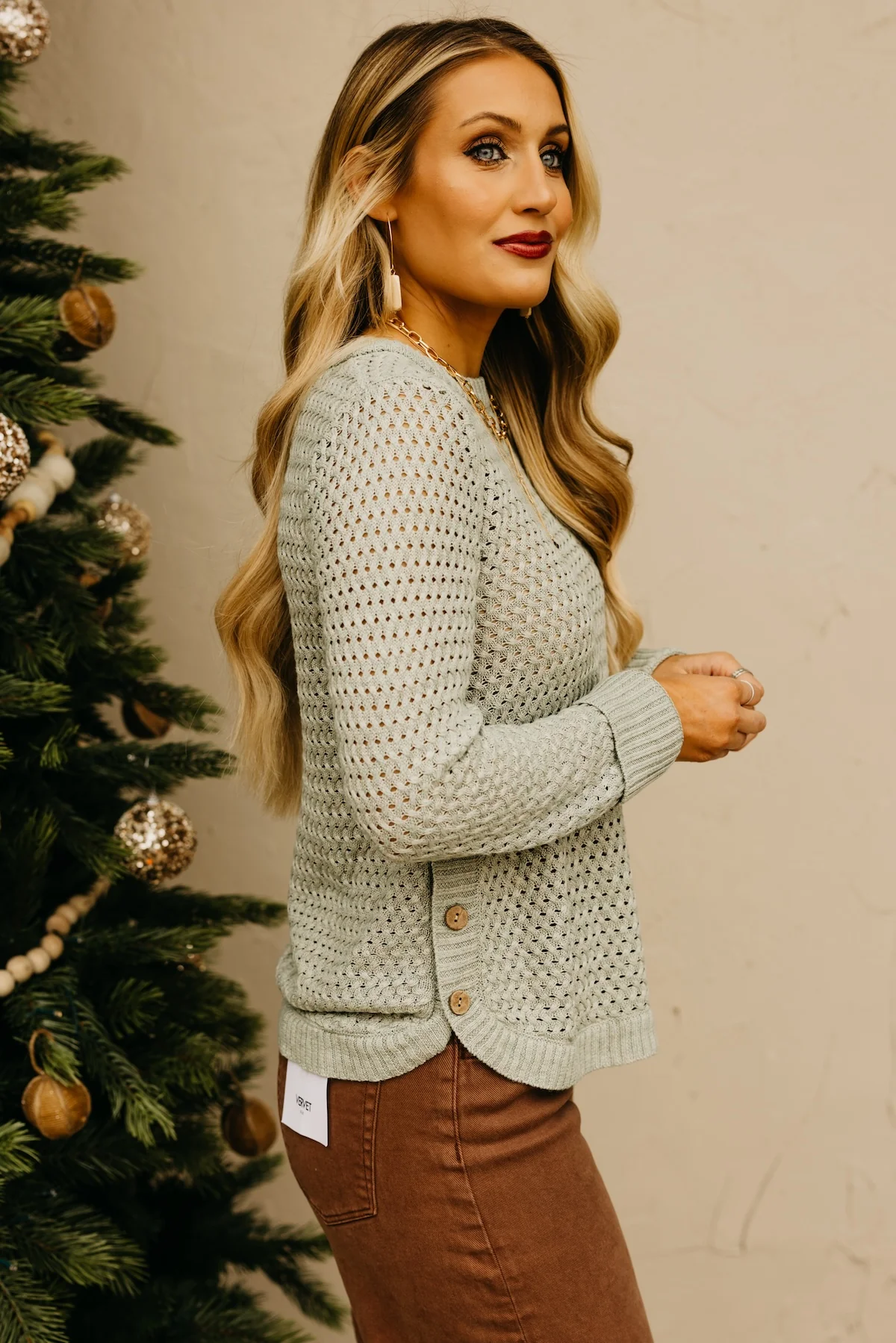 The Zander Side Button Sweater - Image 11