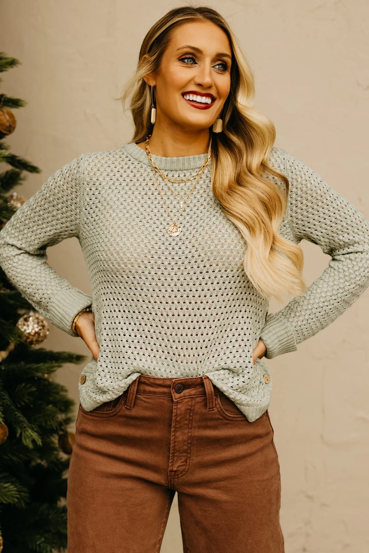 The Zander Side Button Sweater - Image 9