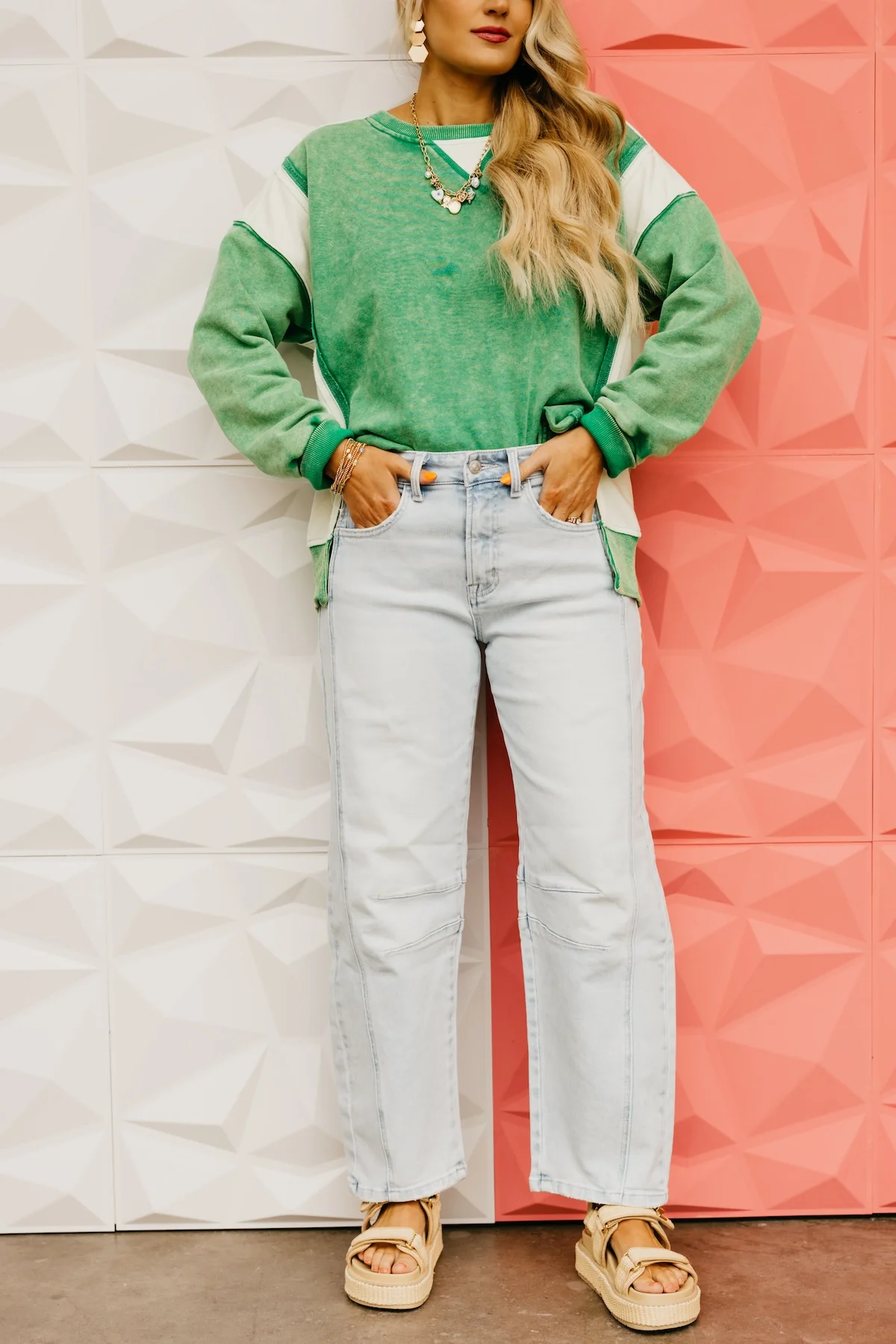 Flying Monkey Denim | The Brea Seamed High Rise Barrel Denim - Image 4