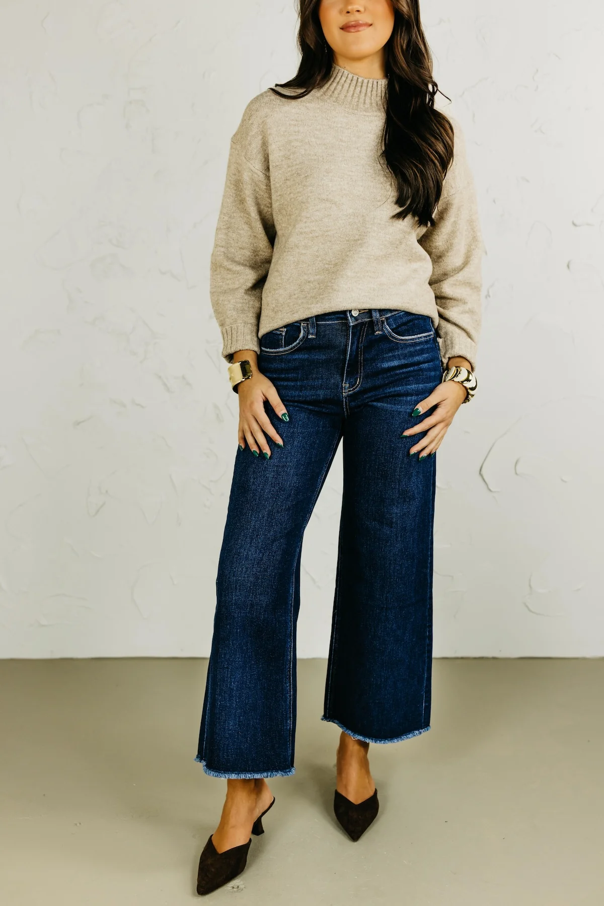 Bridge by Gly by Vervet Denim | High Rise Wide Leg Denim