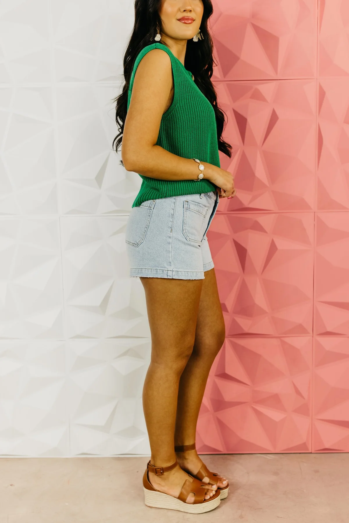 Kan Can Denim | A-Line Trouser Denim Shorts - Image 4