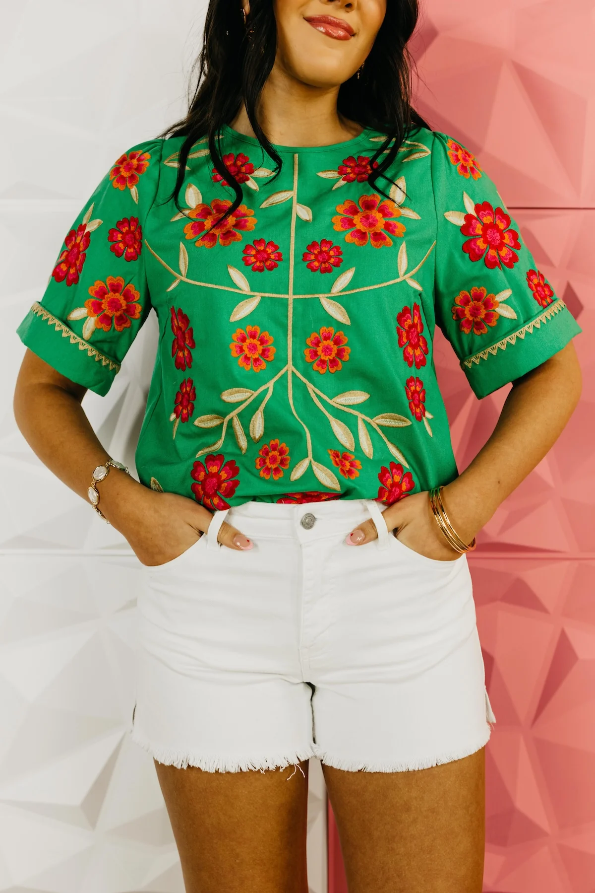 Kan Can Denim | High Rise Mom Denim Shorts - Image 2