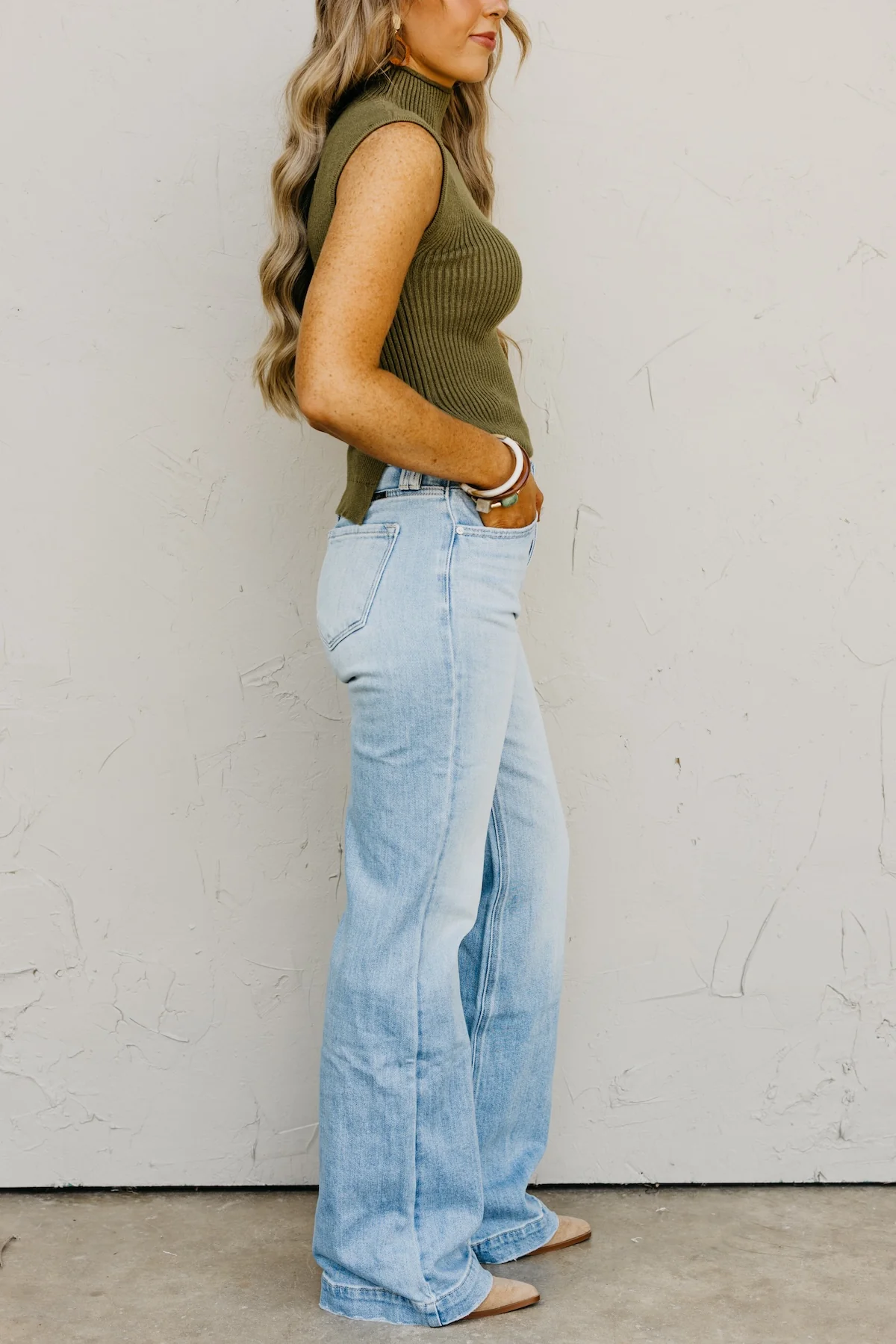 Kan Can Denim | High Rise Wide Flare Denim - Image 6