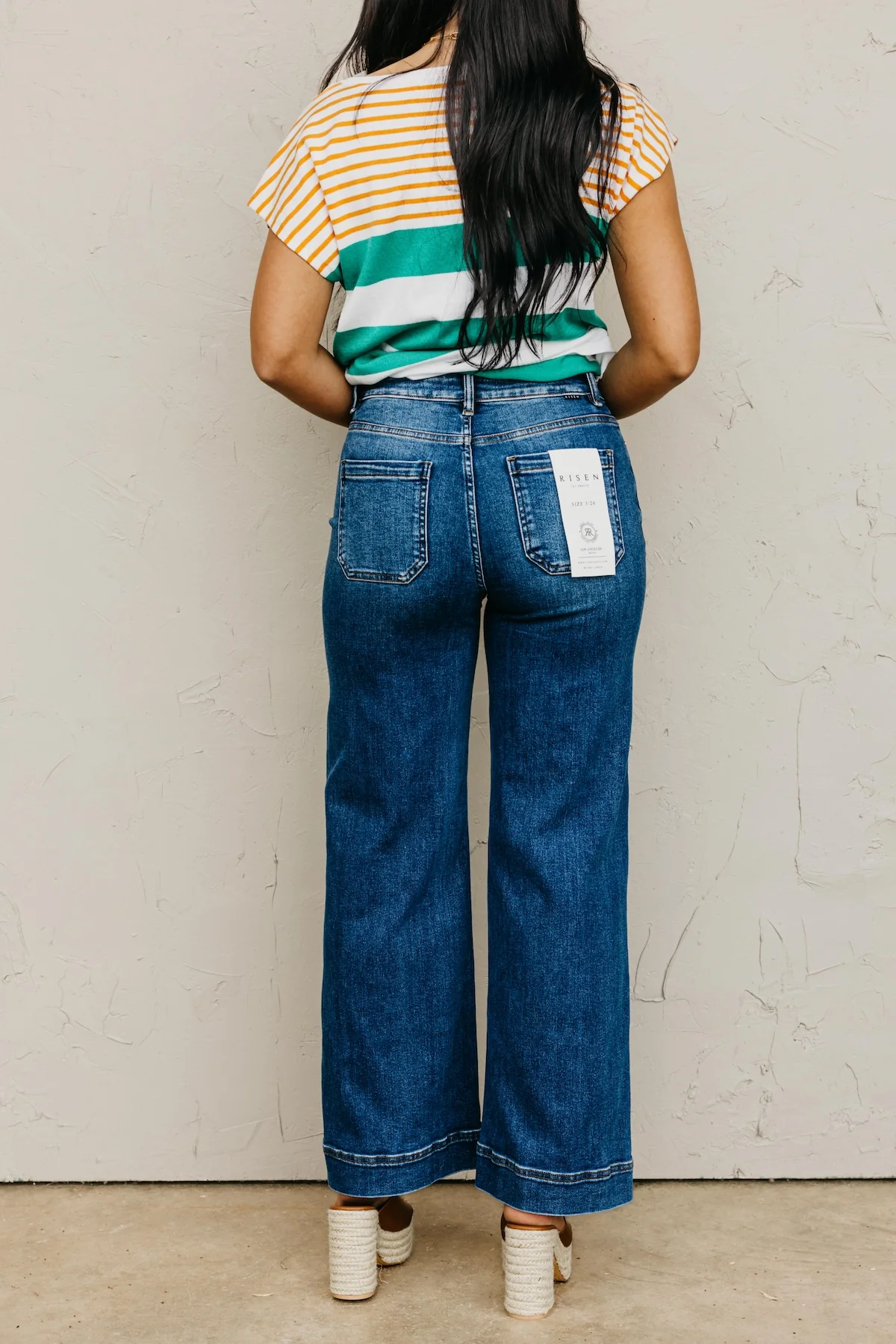 Risen Denim | Wide Front Pintuck Denim - Image 5
