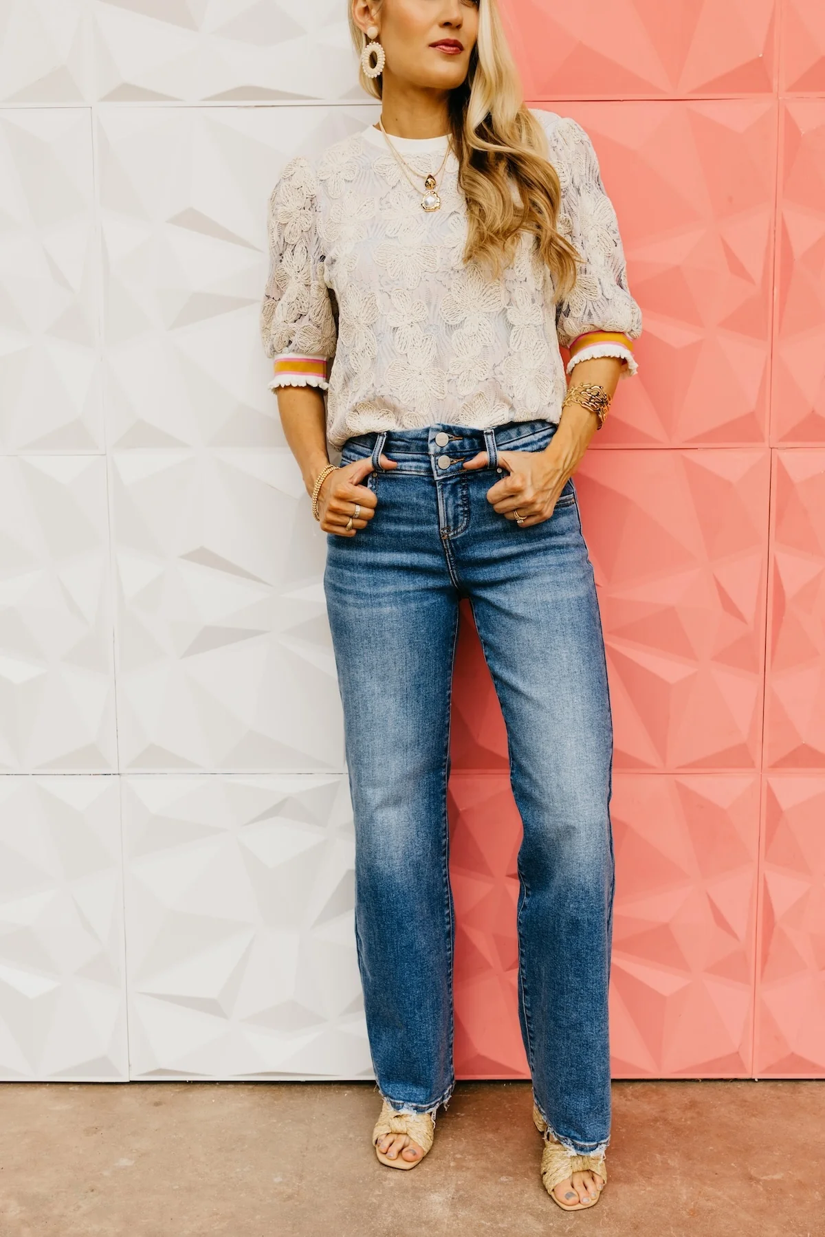 Risen Denim | Wide Leg Double Waist Denim - Image 6