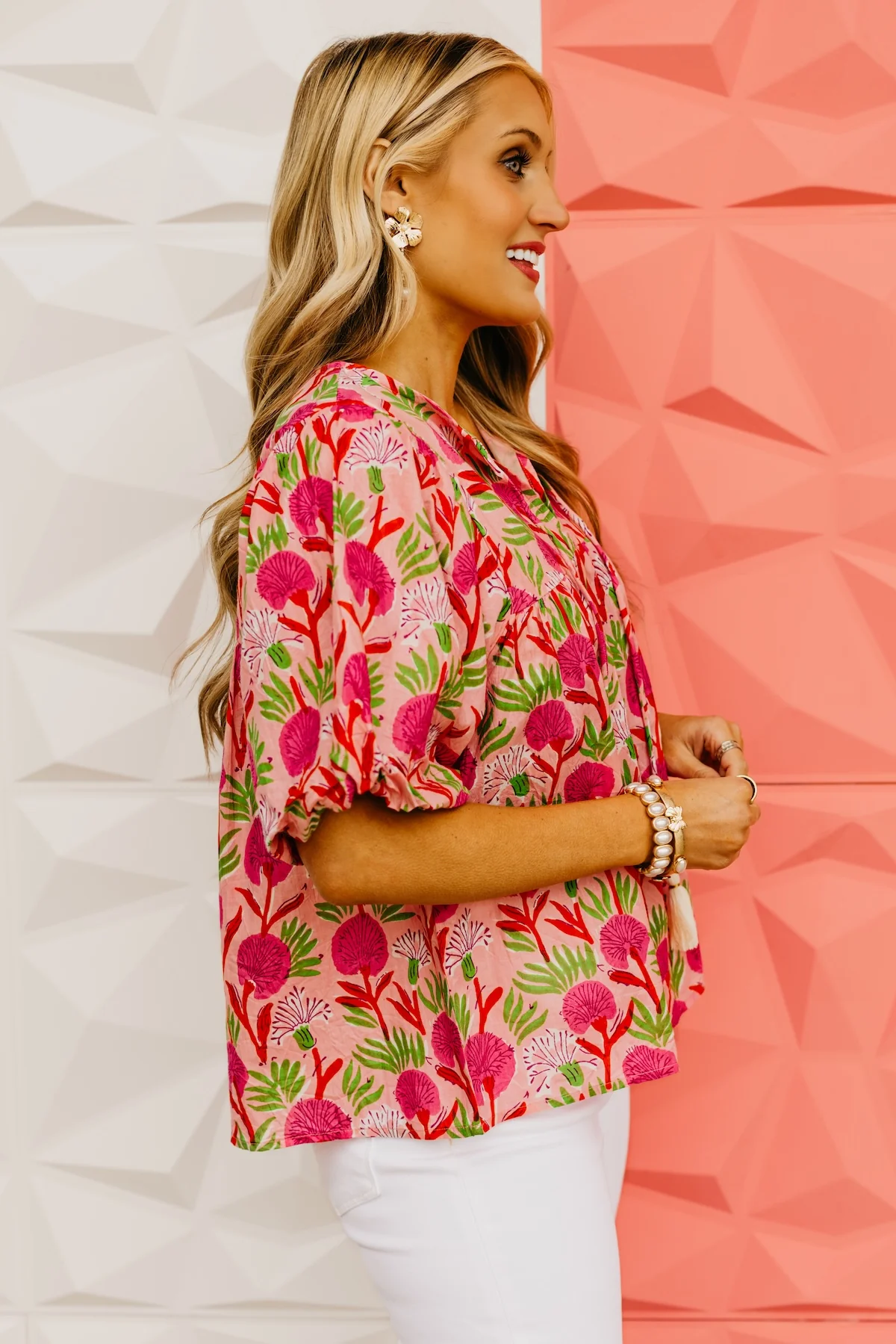 The Rayomond Puff Sleeve Tie Top - Image 11
