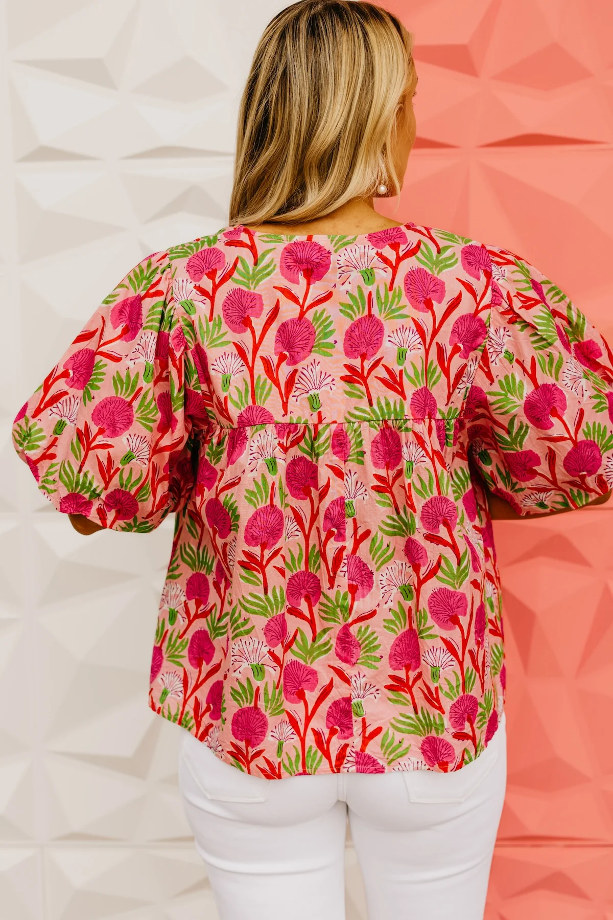 The Rayomond Puff Sleeve Tie Top - Image 12