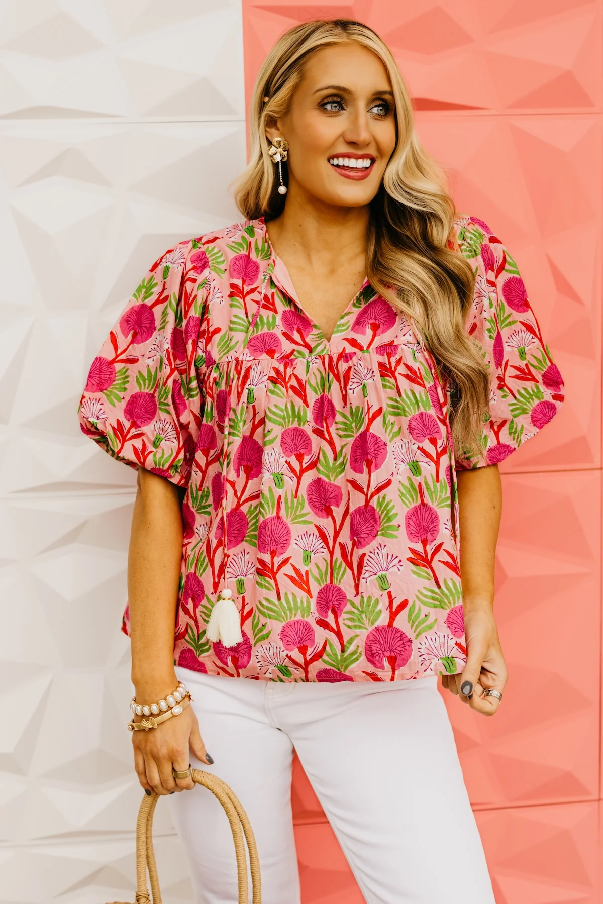 The Rayomond Puff Sleeve Tie Top - Image 6