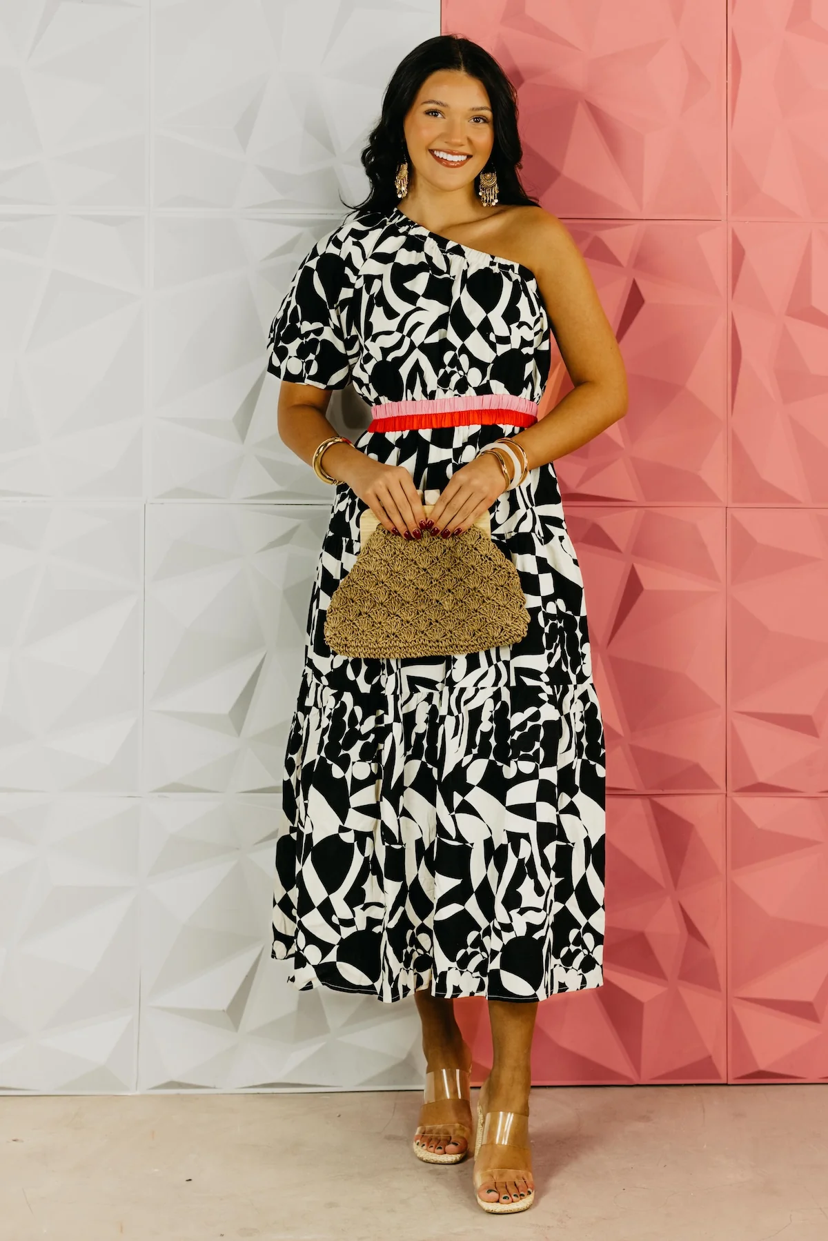 The Aaron One Shoulder Maxi Dress - Image 3