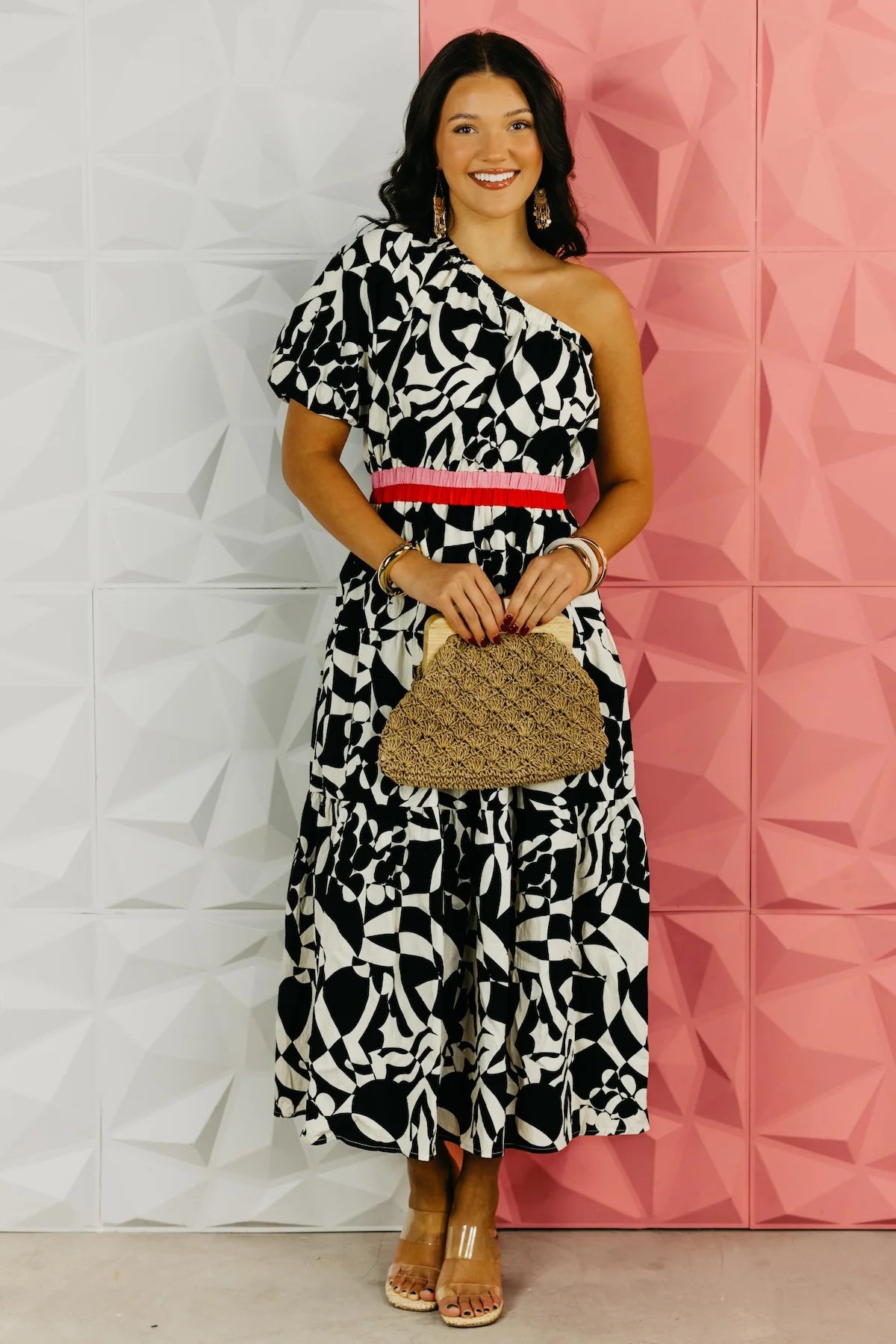 The Aaron One Shoulder Maxi Dress - Image 4