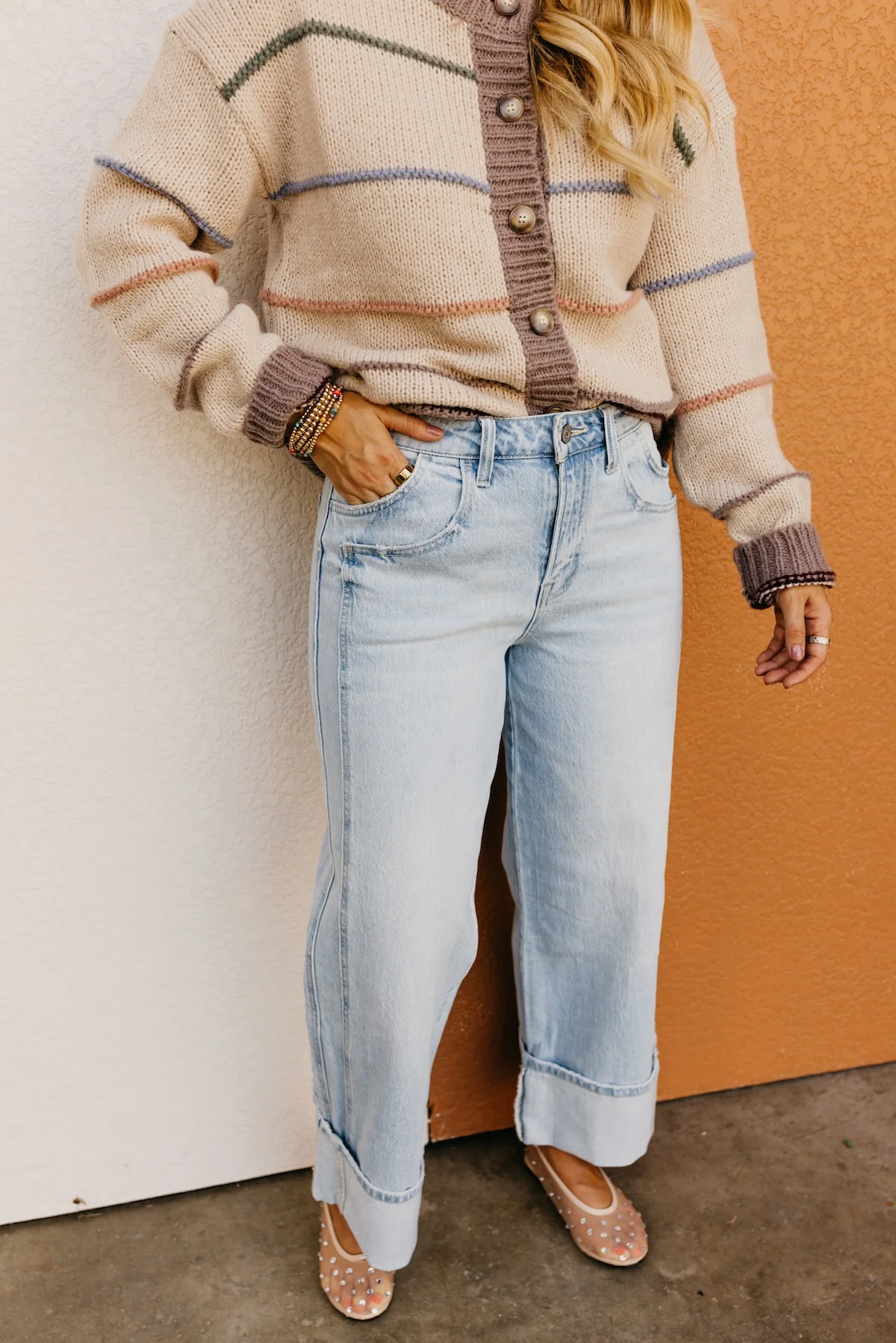 Vervet Denim | The Abbie High Rise Seam Cuff Denim - Image 11