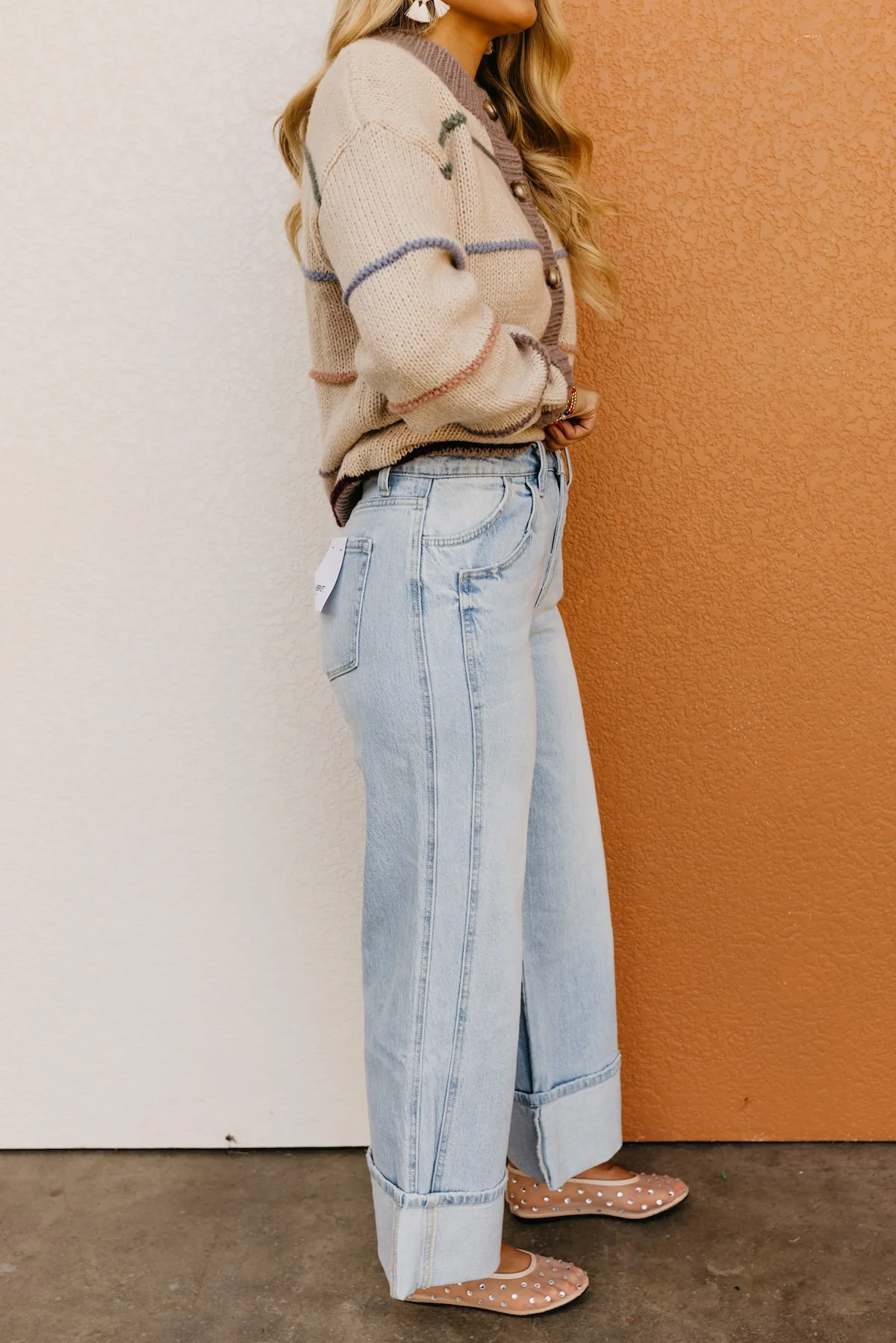 Vervet Denim | The Abbie High Rise Seam Cuff Denim - Image 12