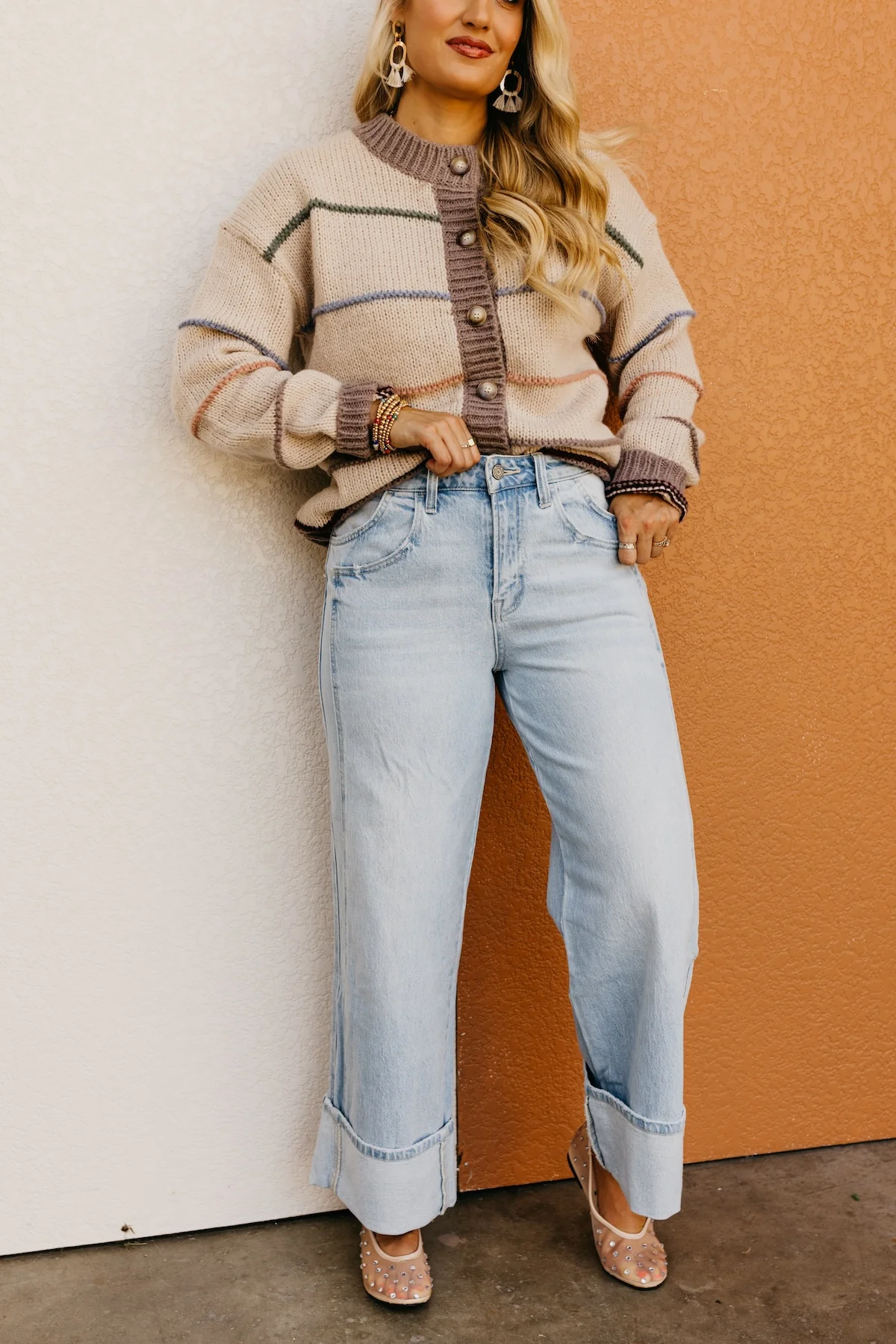 Vervet Denim | The Abbie High Rise Seam Cuff Denim - Image 13