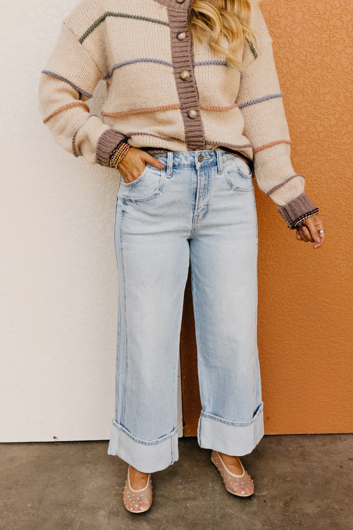 Vervet Denim | The Abbie High Rise Seam Cuff Denim - Image 15