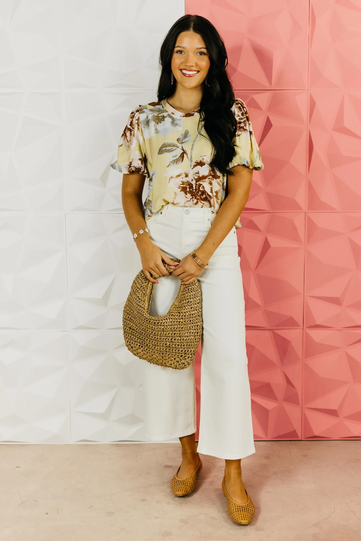 The Adalynn Abstract Floral Top - Image 2
