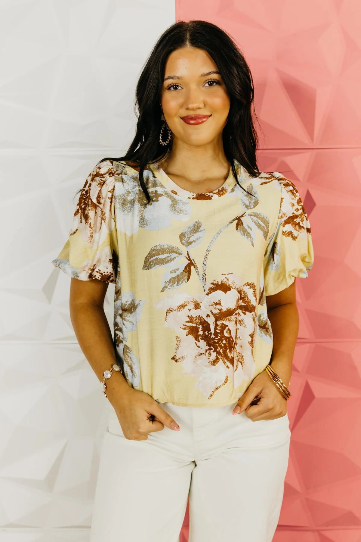 The Adalynn Abstract Floral Top - Image 6