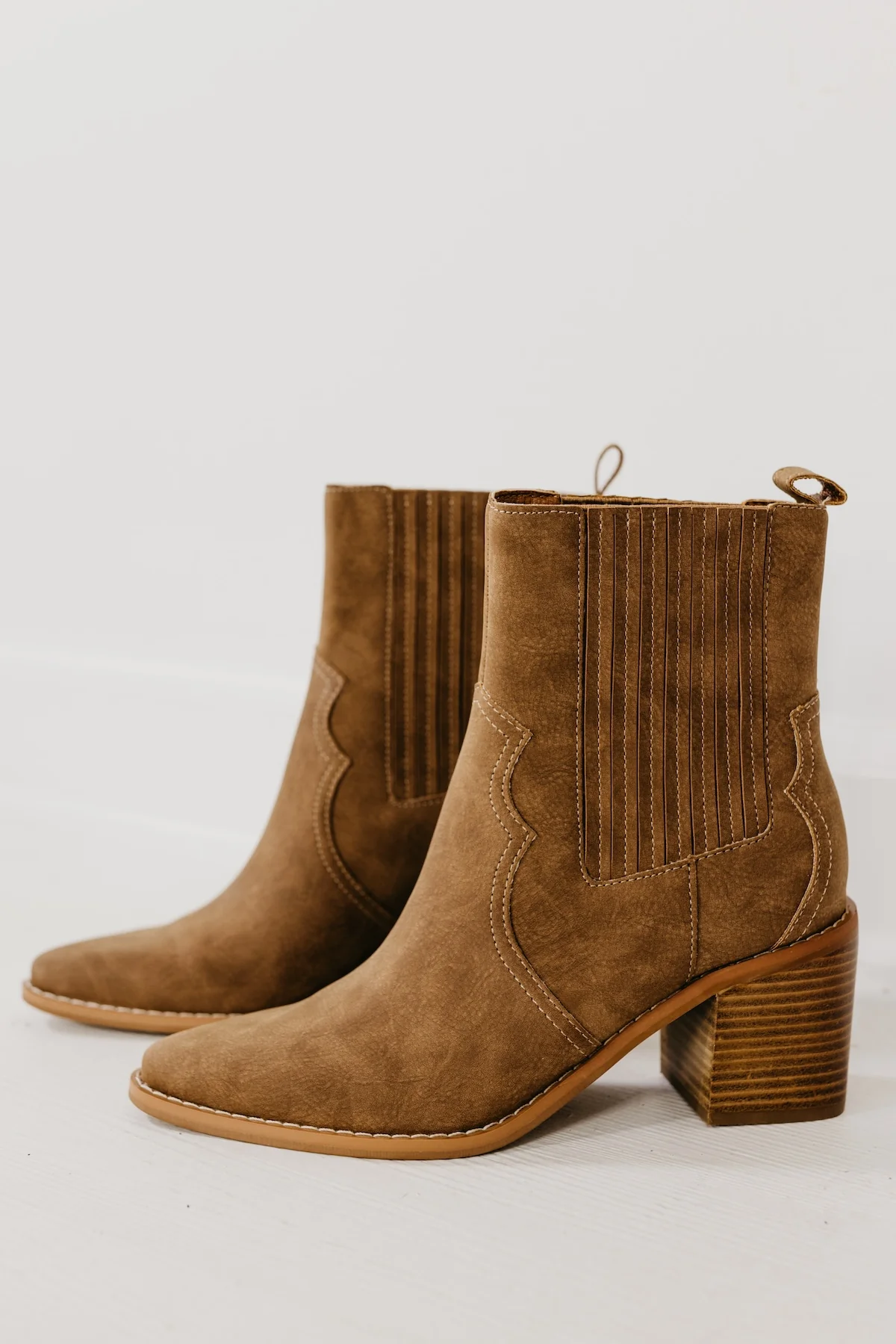 The Addison Paneled Western Bootie - Image 2