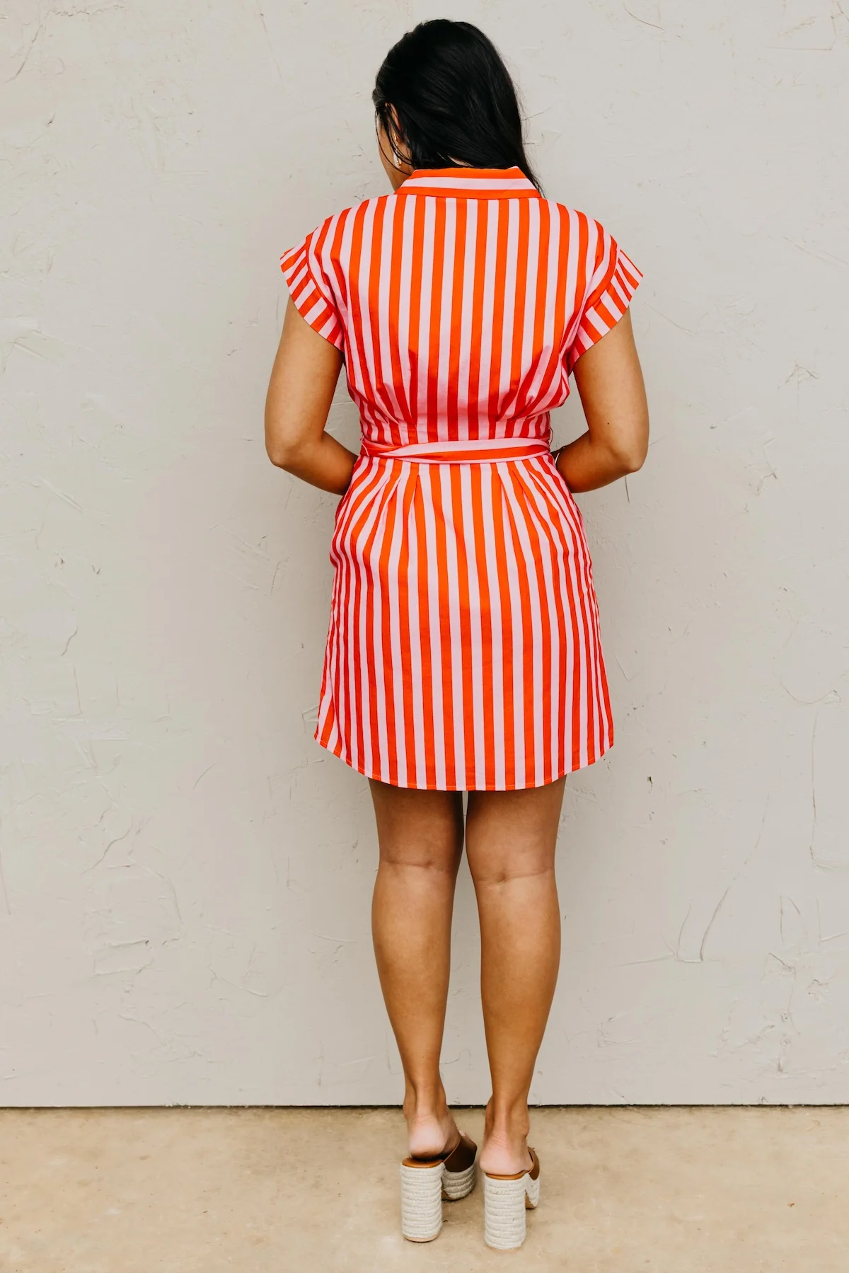 The Adelyn Button Up Mini Dress - Image 9