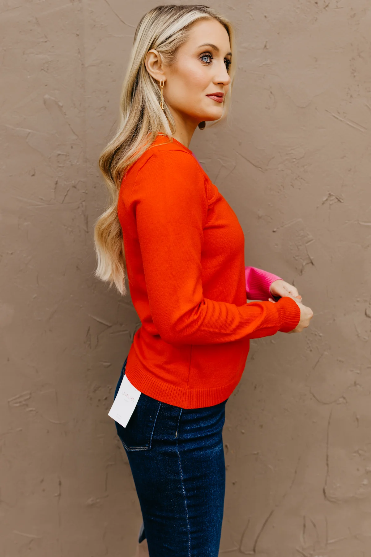 The Alfred Color Block Cutout Top - Image 10