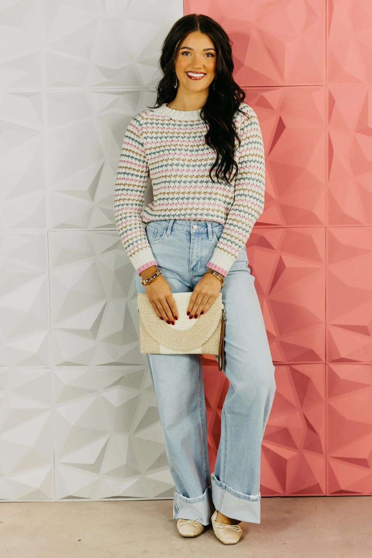 The Allison Chunky Weave Sweater - Image 2