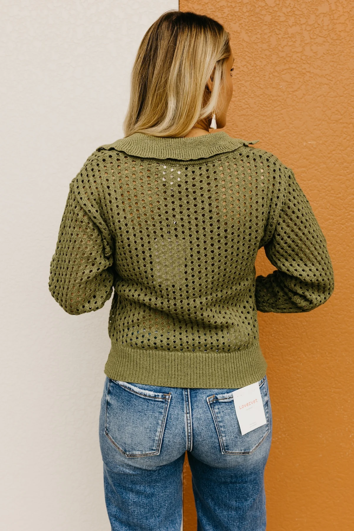 The Amayah Open Knit Popover Sweater - Image 15
