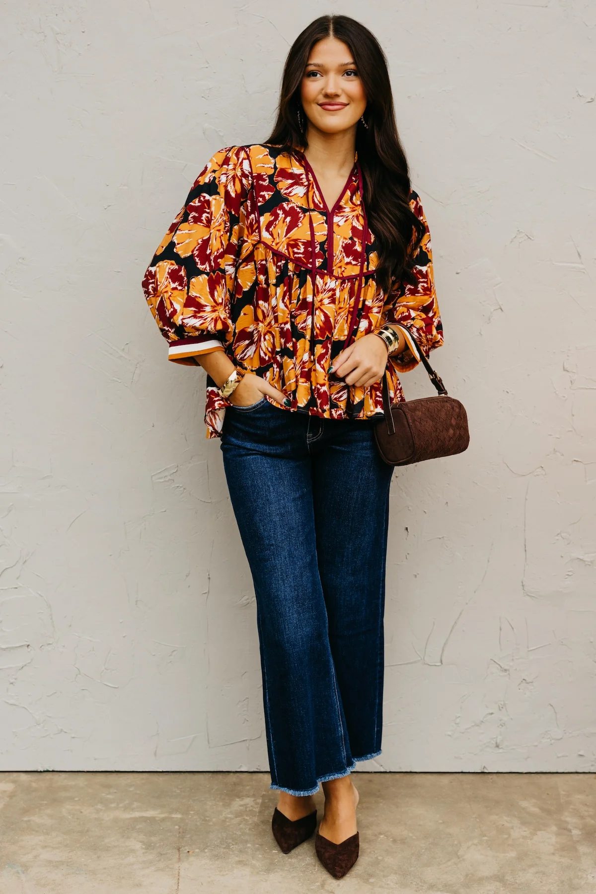 The Amber Floral Babydoll Top - Image 2