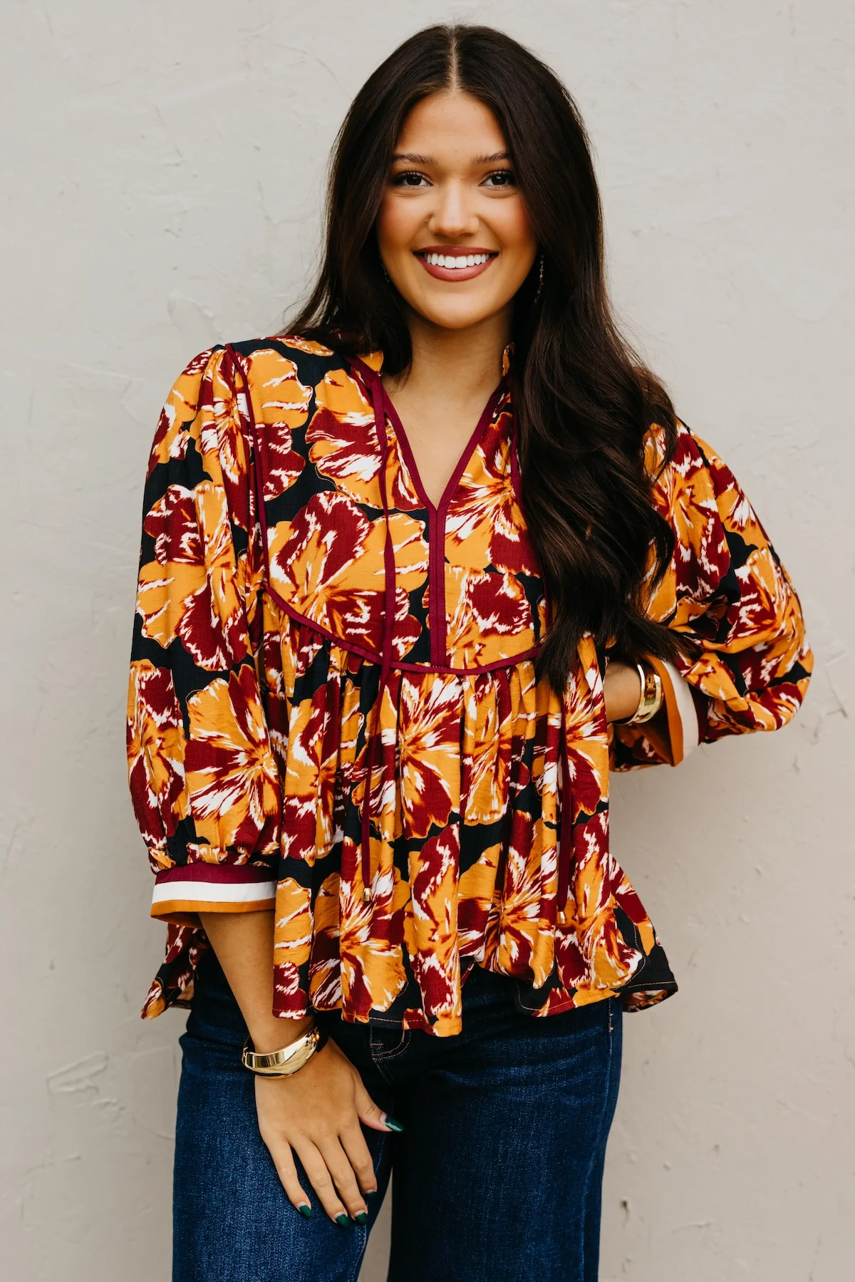 The Amber Floral Babydoll Top - Image 5