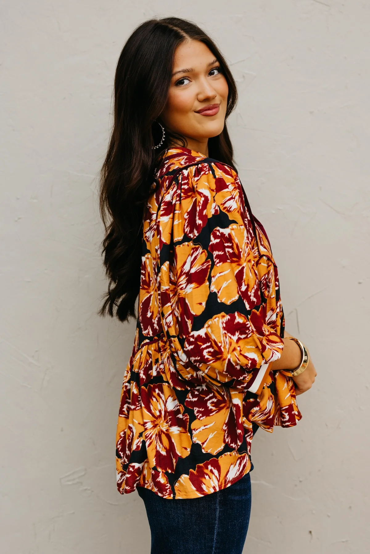 The Amber Floral Babydoll Top - Image 6