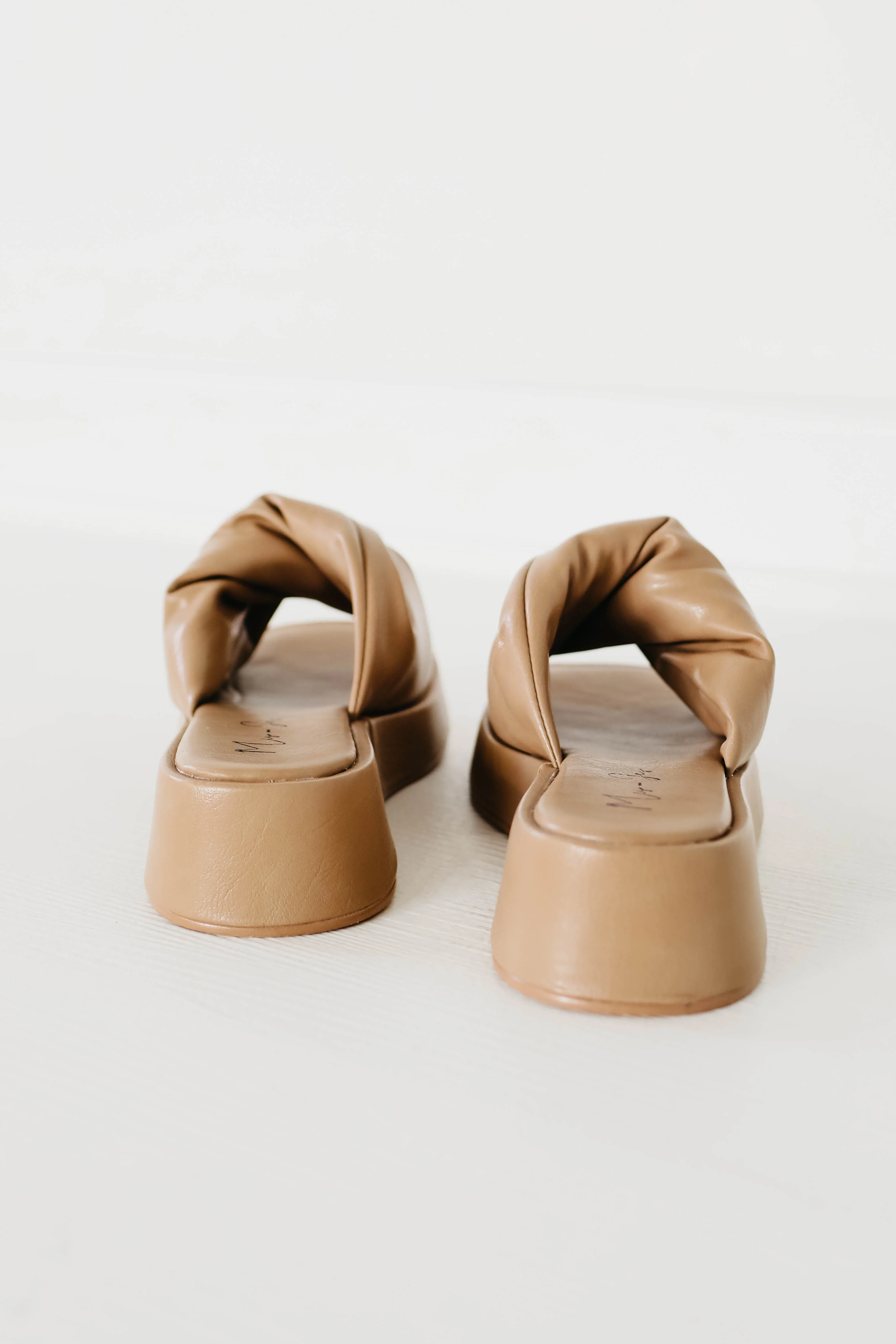 The Amelia Chunky Slide - Taupe - Image 5