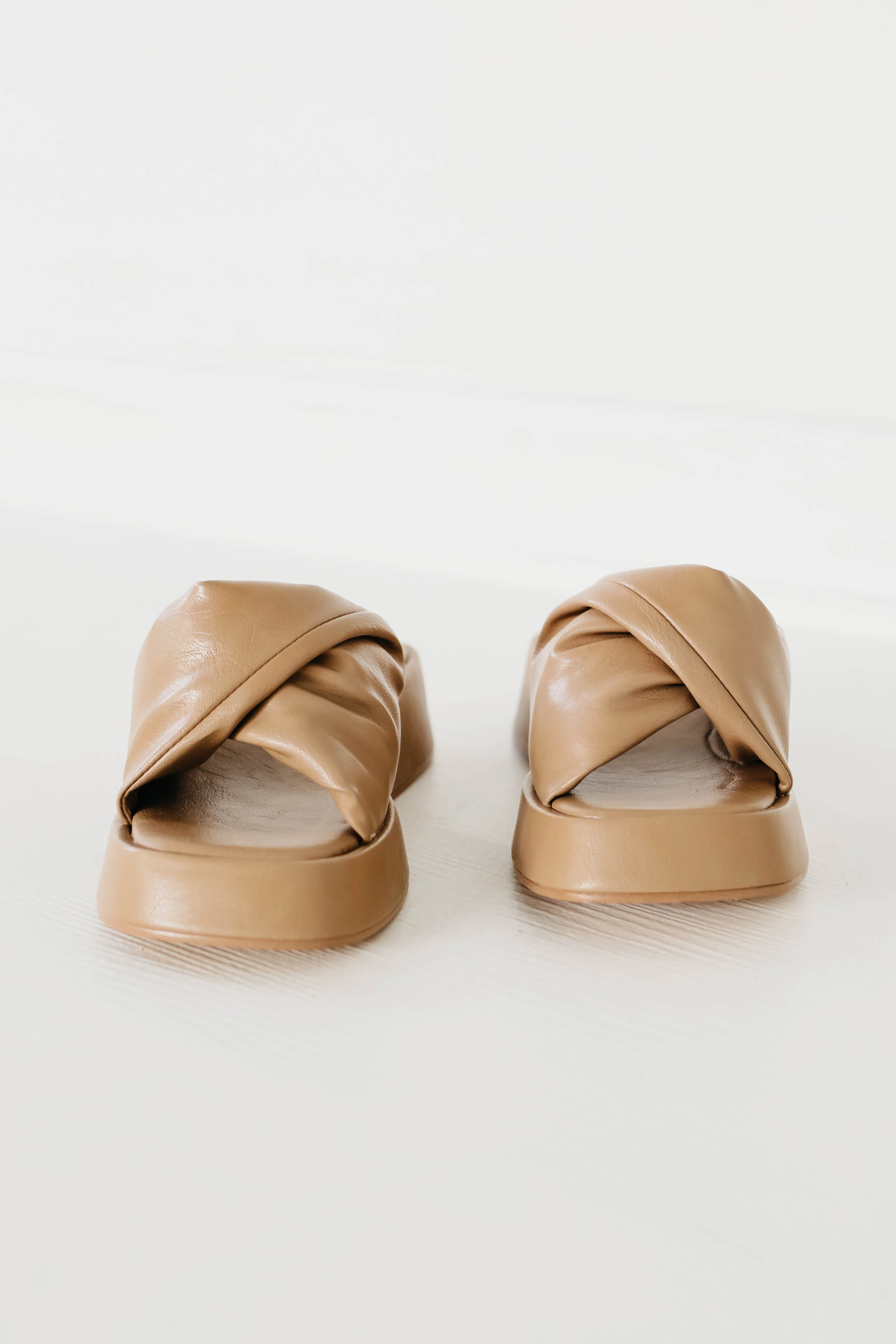 The Amelia Chunky Slide - Taupe - Image 6
