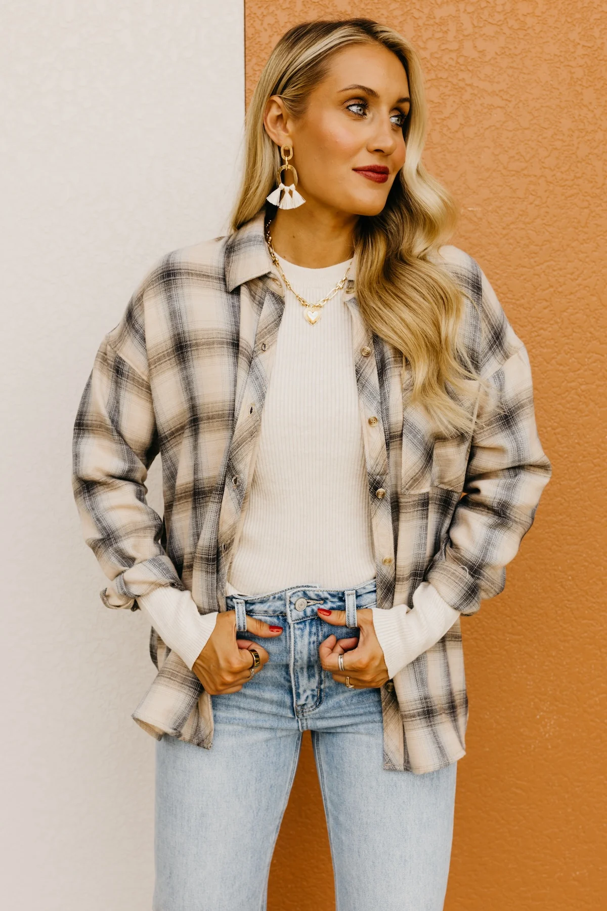 The Amelie Plaid Flannel Shirt - Image 10
