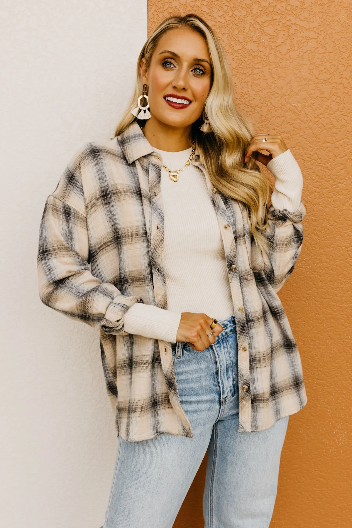 The Amelie Plaid Flannel Shirt - Image 11