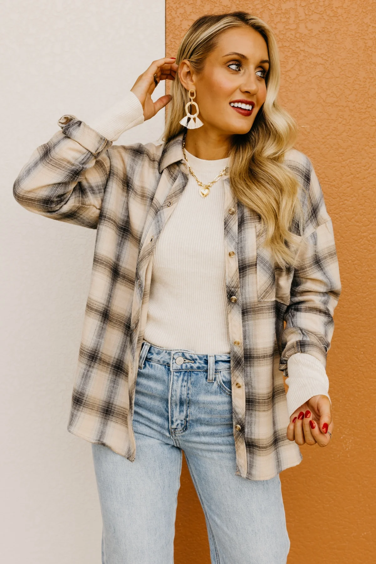 The Amelie Plaid Flannel Shirt - Image 12