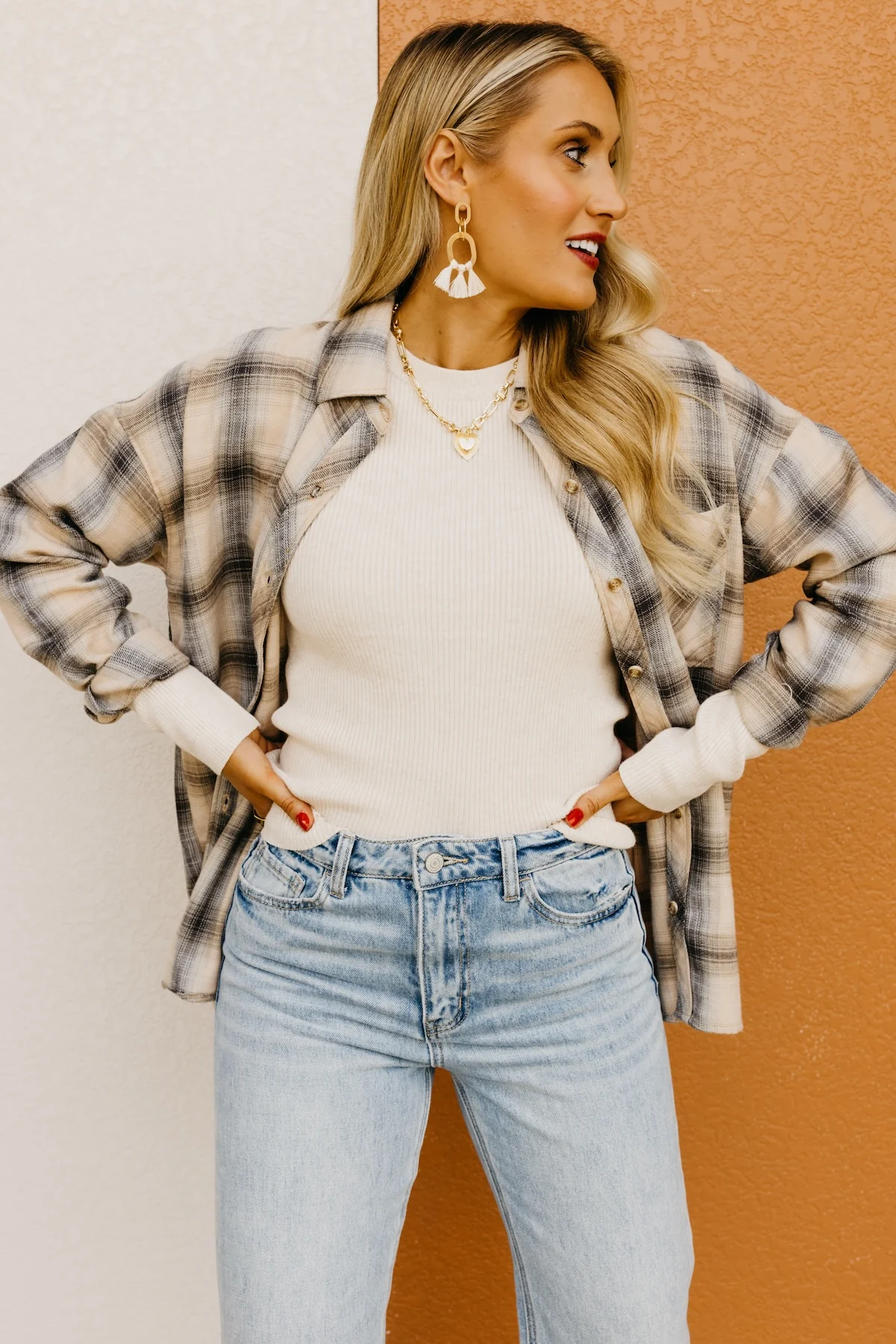 The Amelie Plaid Flannel Shirt - Image 9