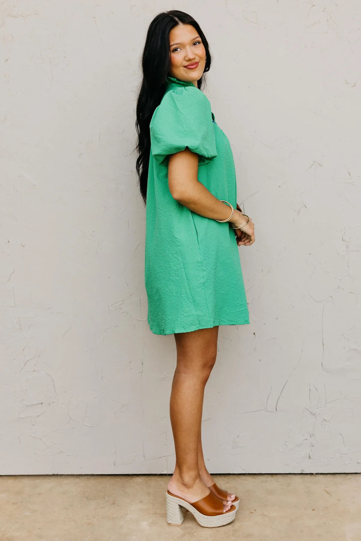 The Ana Seersucker Mini Dress - Image 10