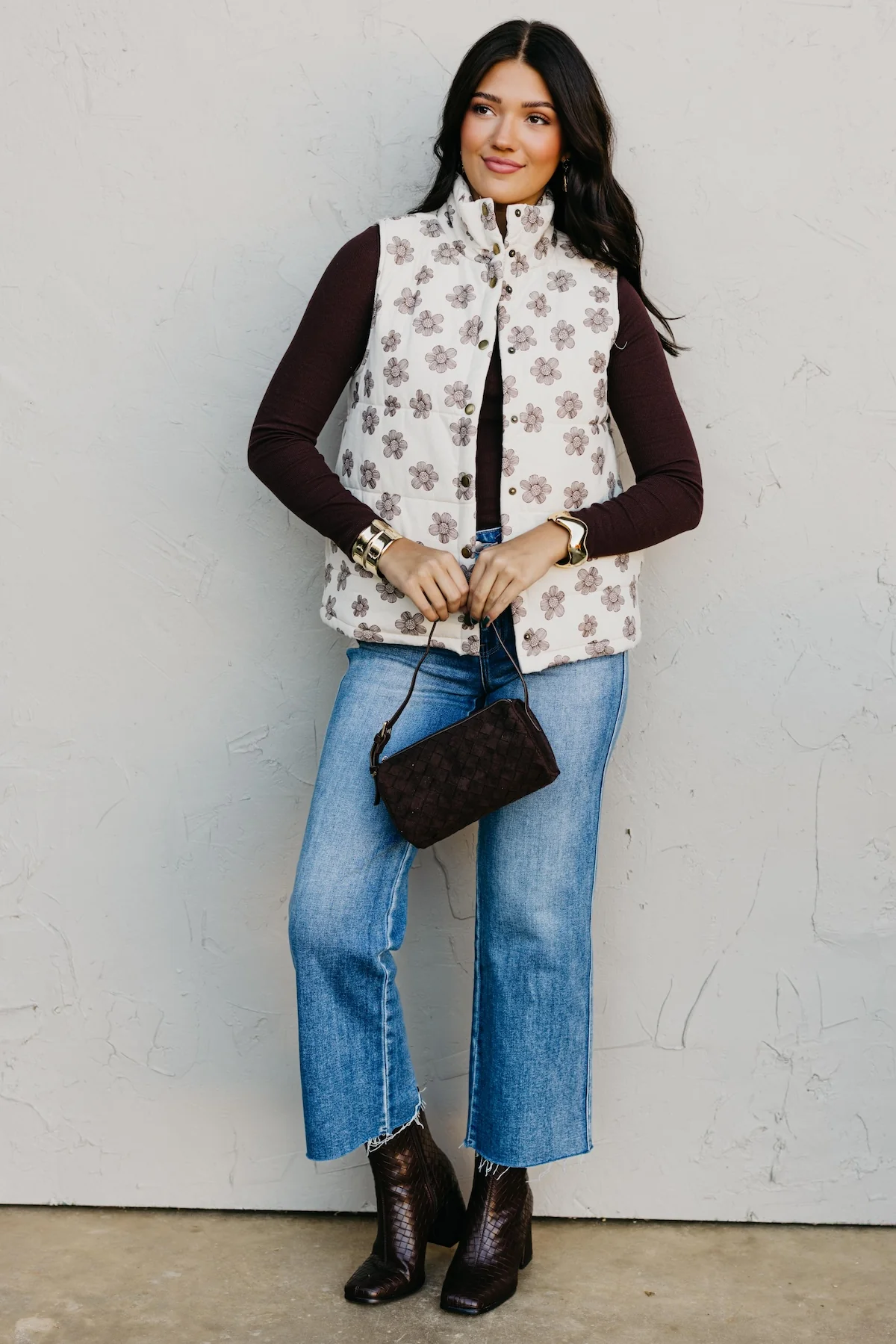 The Analia Floral Vest - Image 2