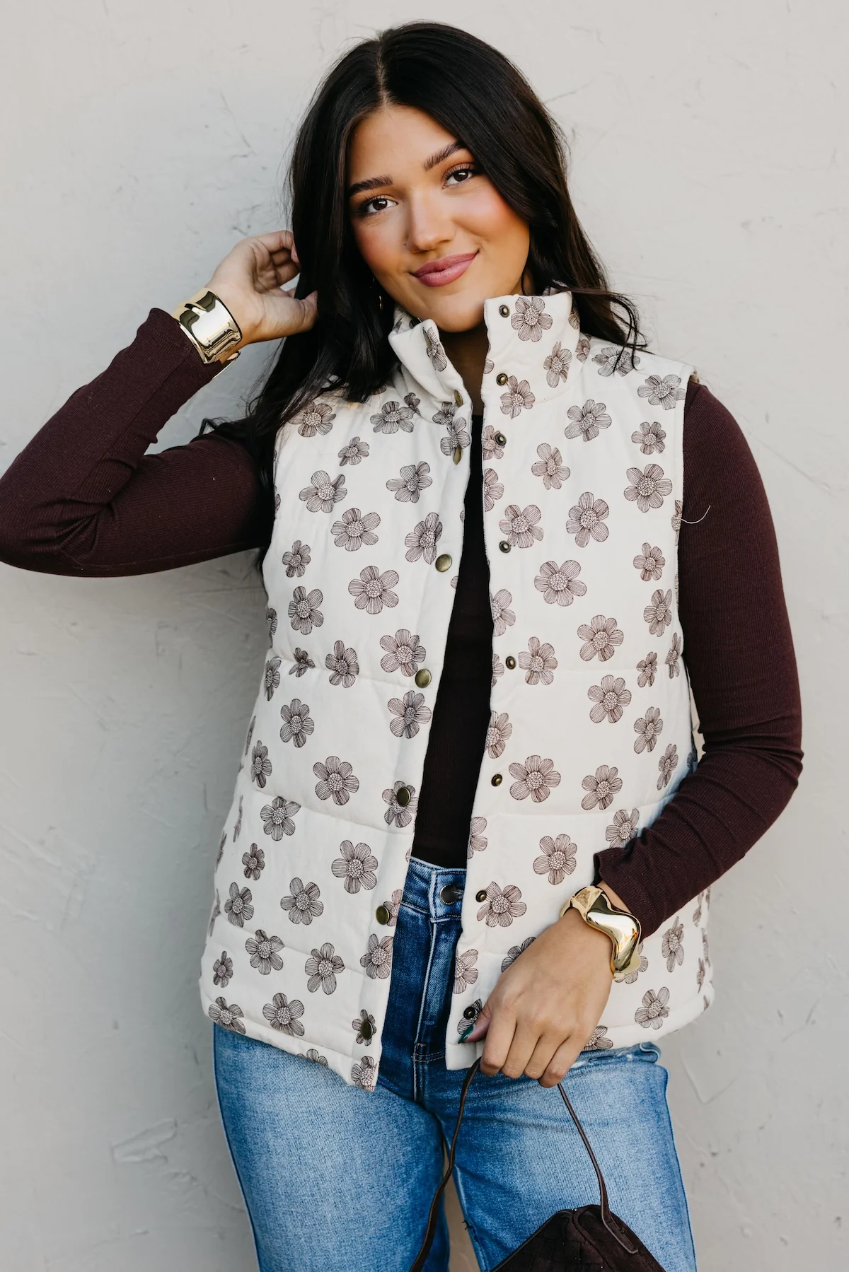 The Analia Floral Vest - Image 3