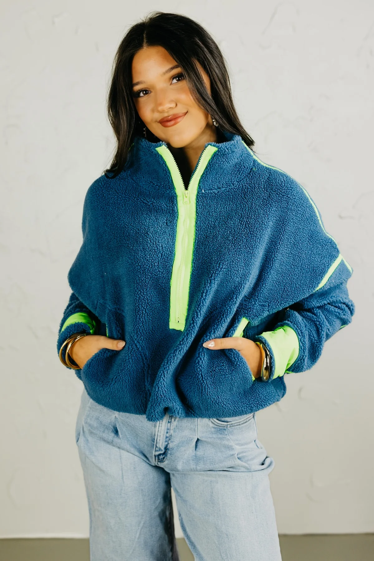 The Angel Fleece Zipper Pullover - Image 3