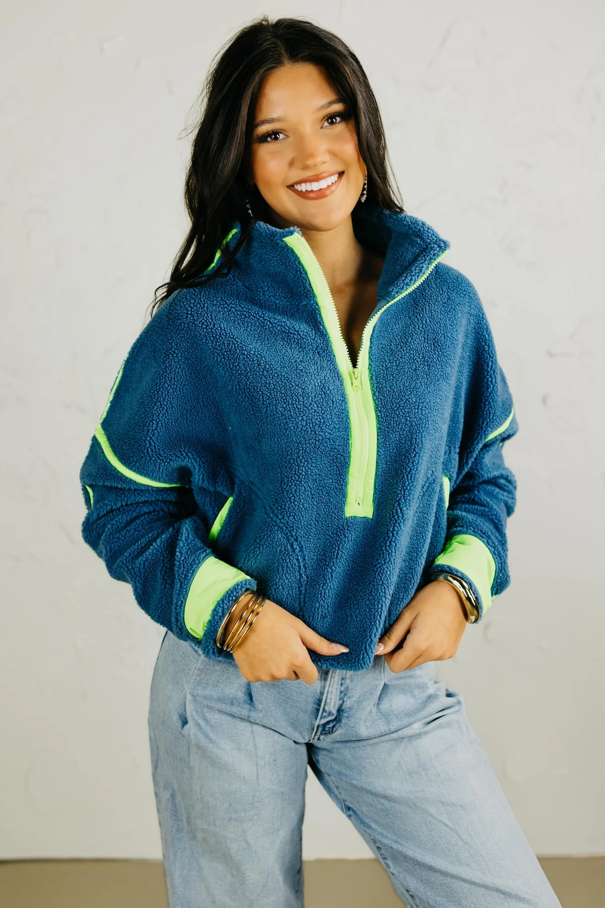 The Angel Fleece Zipper Pullover - Image 4