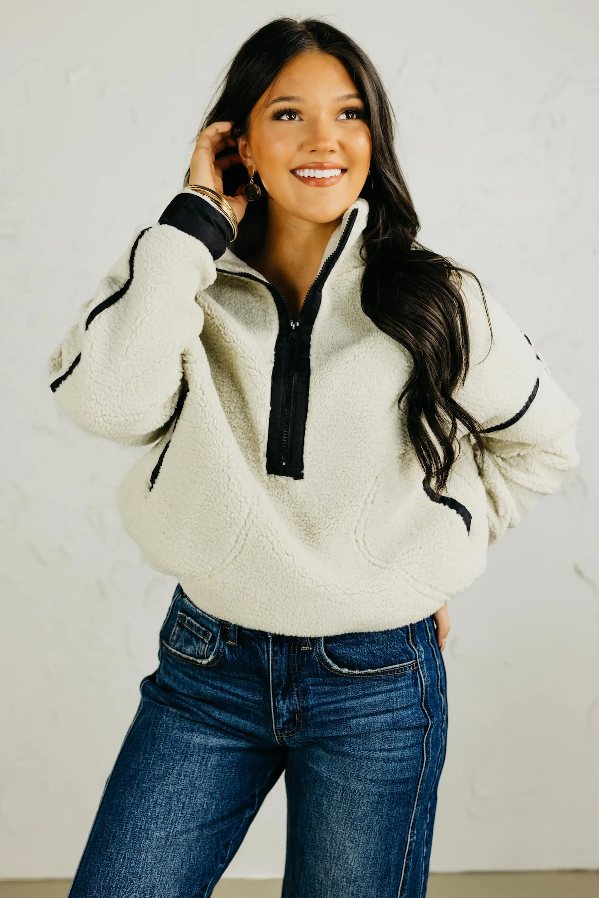 The Angel Fleece Zipper Pullover - Image 4