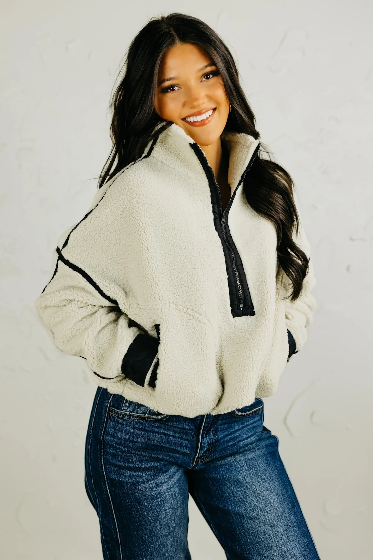 The Angel Fleece Zipper Pullover - Image 6