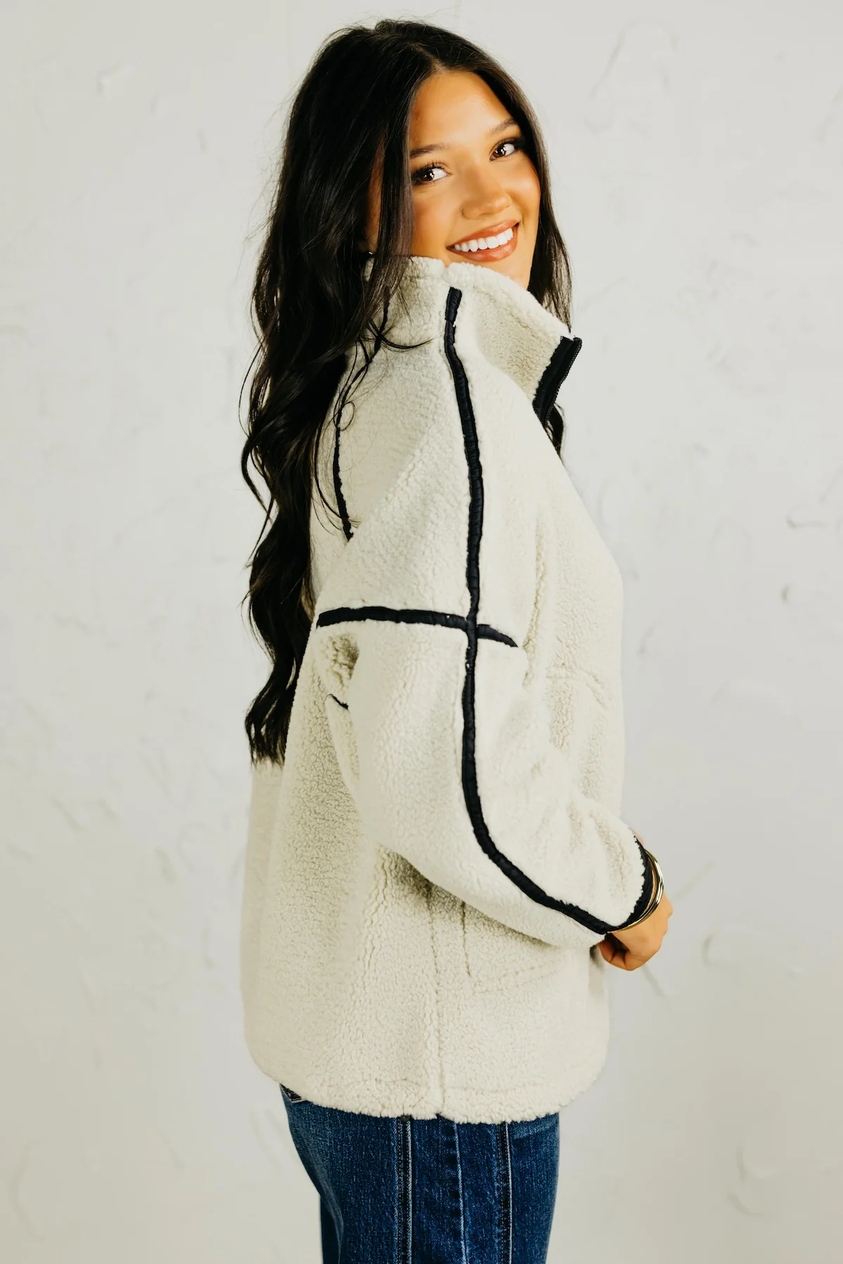 The Angel Fleece Zipper Pullover - Image 9